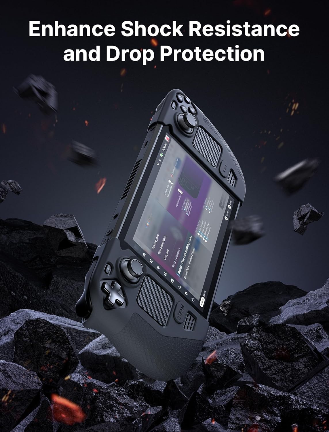 Customized Silicone Grip Protection for Steam Deck | Ideal for Immersive Gaming