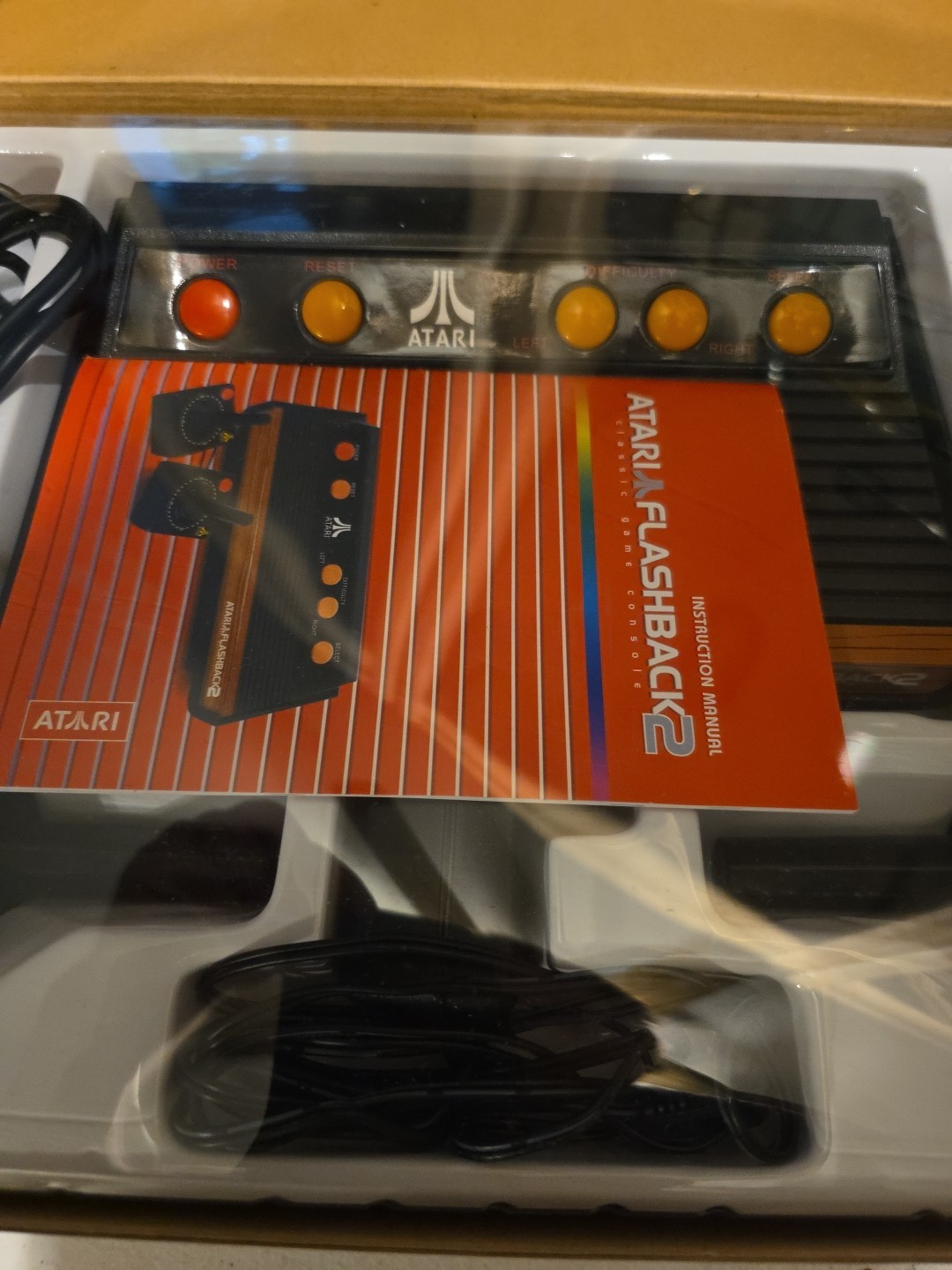 Atari Flashback 2 Classic Game Console 26519, CIB w/ Controllers