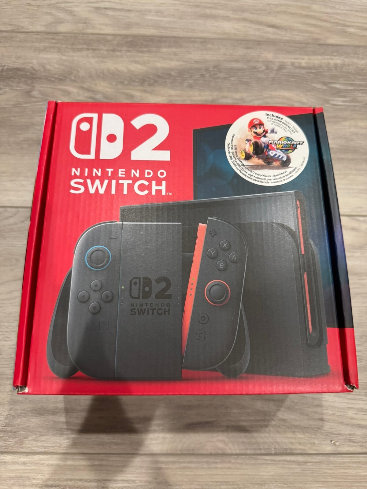 Nintendo Switch 2 Console + Mario Kart World Bundle IN HAND