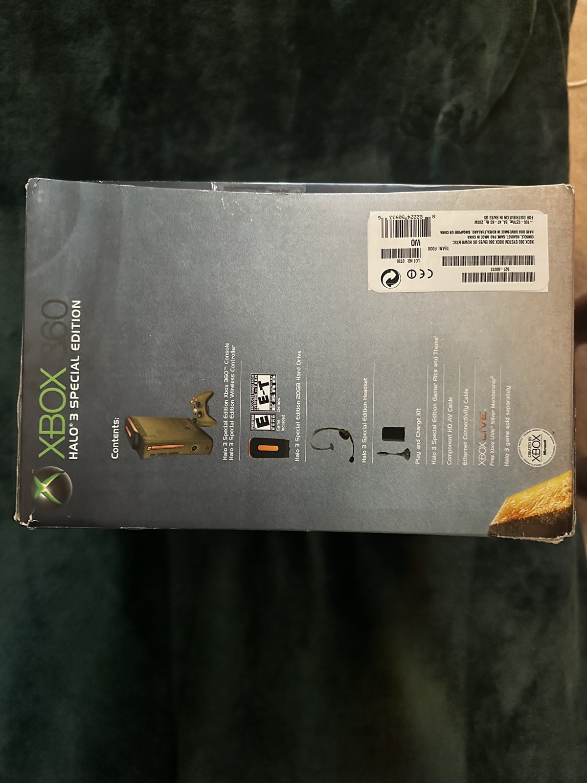Microsoft Xbox 360 Halo 3 Special Edition Console Green – Authentic