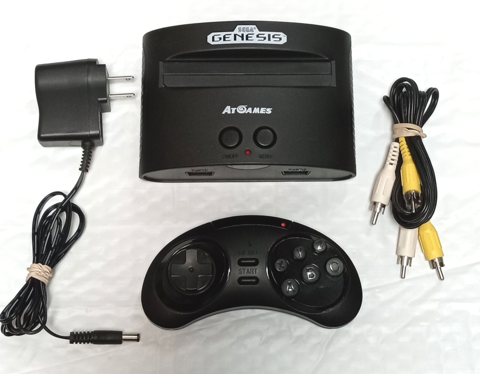 Sega Genesis Classic At Games Console 80 Built In Wireless Controller TESTED