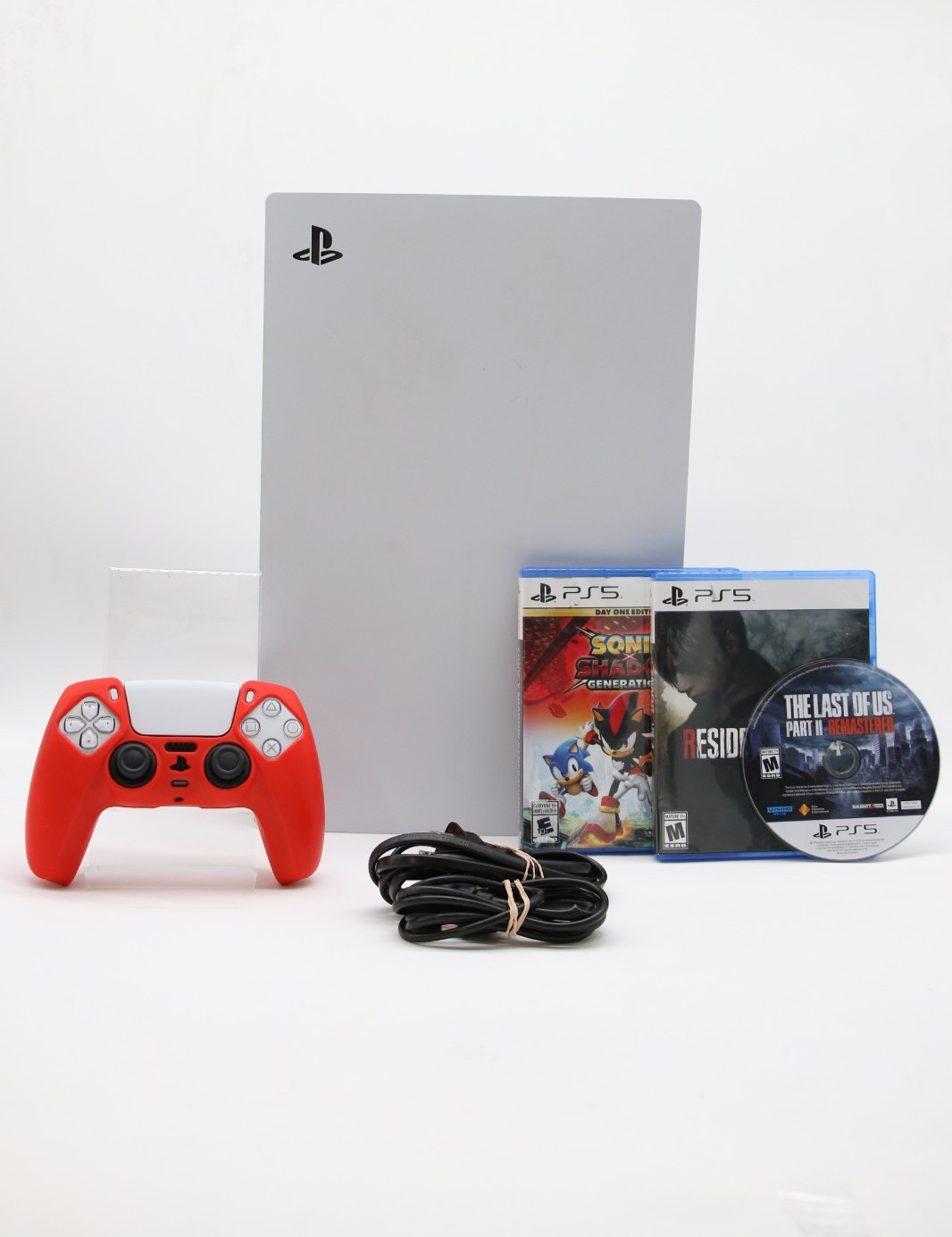Sony PlayStation 5 CFI-1215A 825GB Disc Edition Gaming Console W/ Three Games