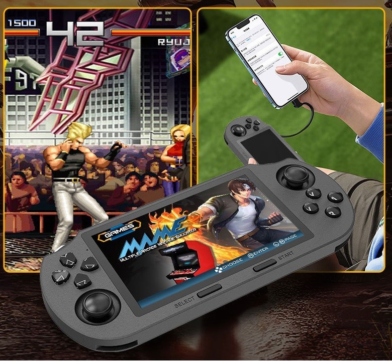 4.5″ wireless controller OTG HD Game console 64GB SF3000