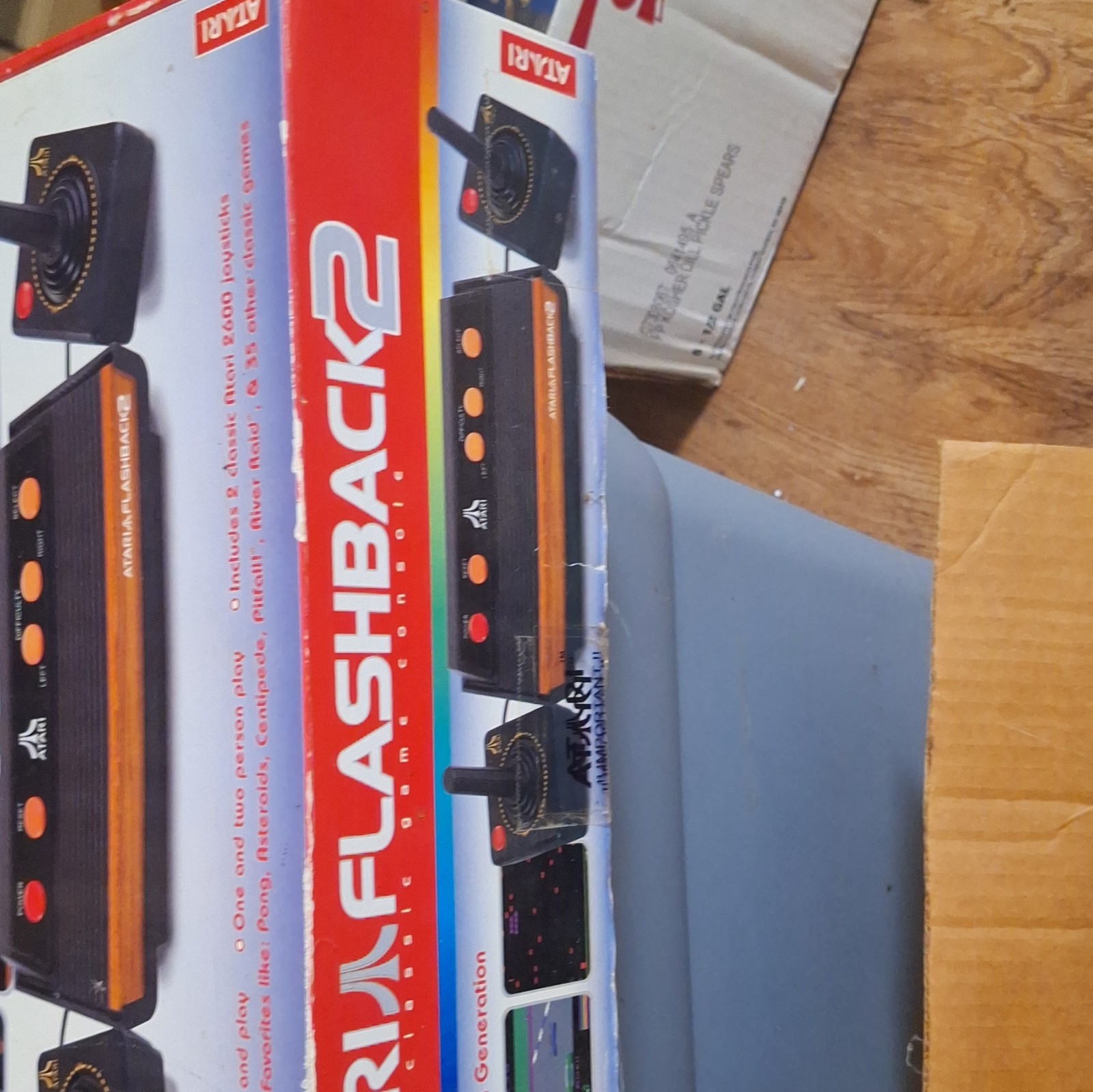 Atari Flashback 2 Classic Game Console Built-In Games w/ 2 Joysticks, RCA