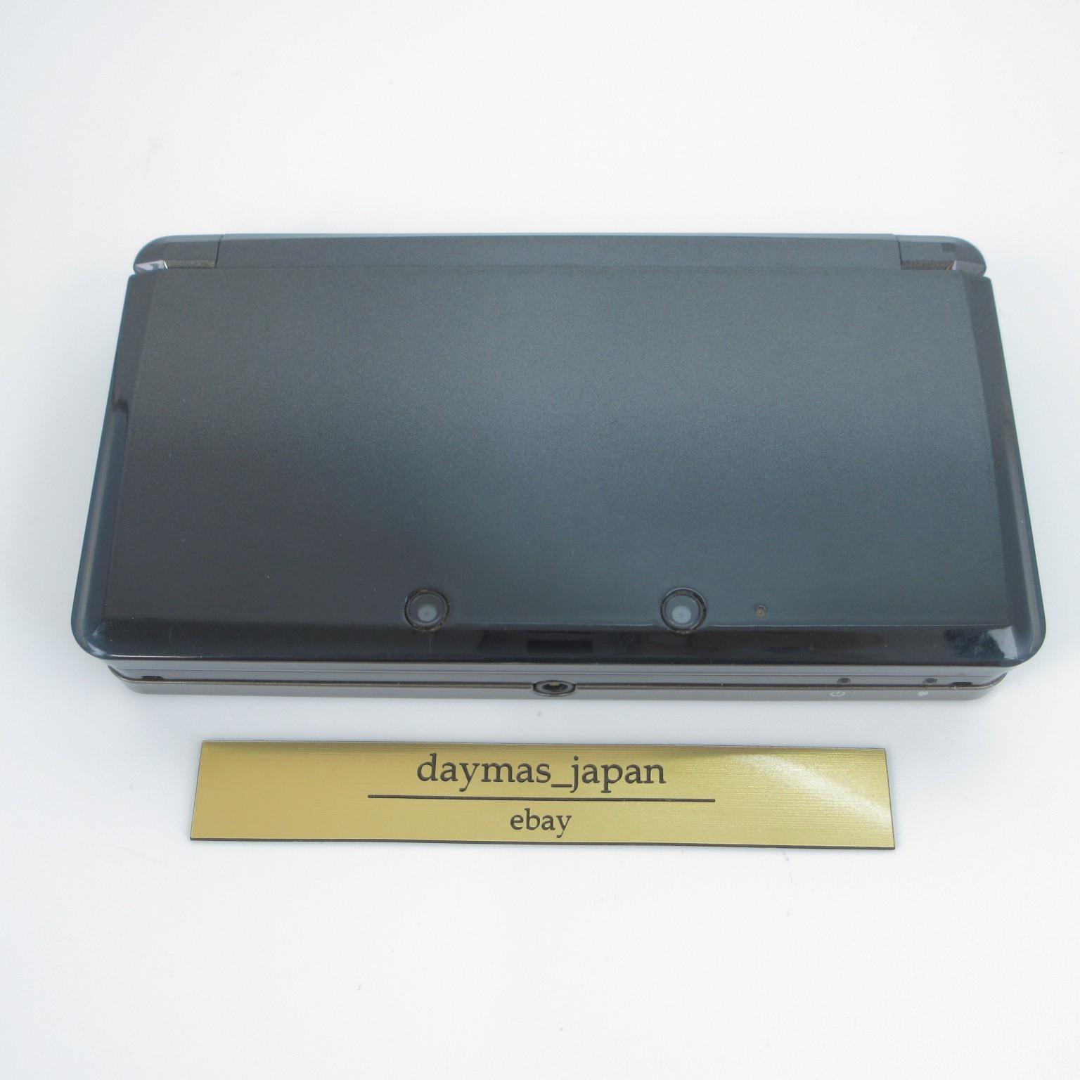 【Very Good】Nintendo 3DS Cosmo Black Console ONLY Japanese Edition #Ret0828/03