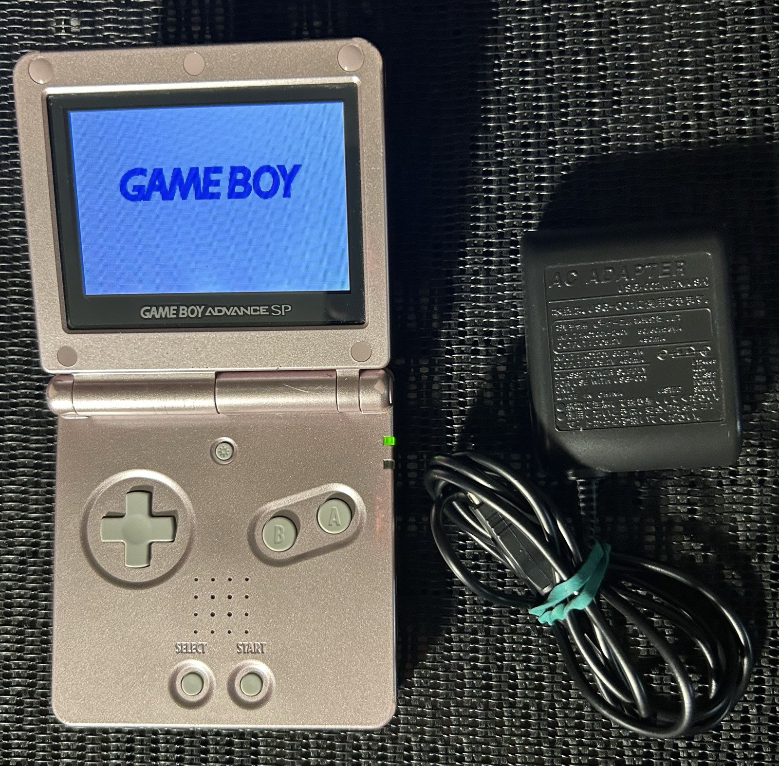 Nintendo Gameboy Advance GBA SP Handheld System Pearl Pink Model AGS-101 Tested