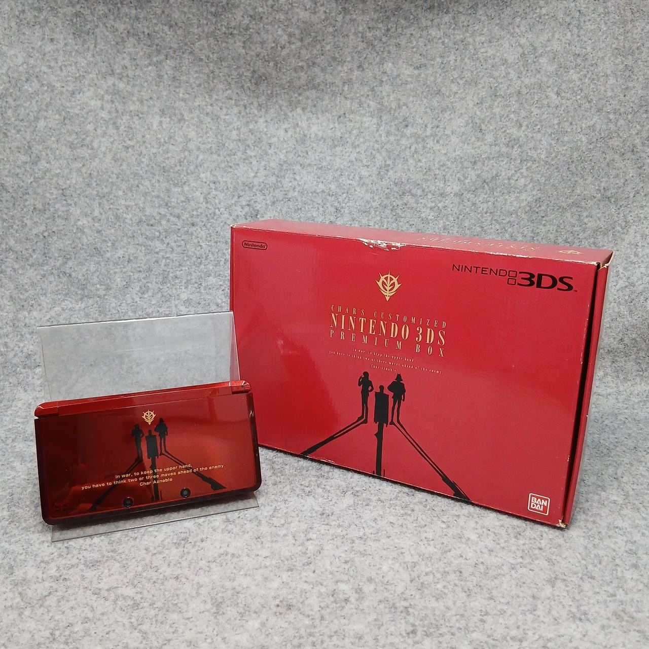Nintendo 3DS Char Aznable Custom Premium Box Console Mobile Suit Gundam Japan