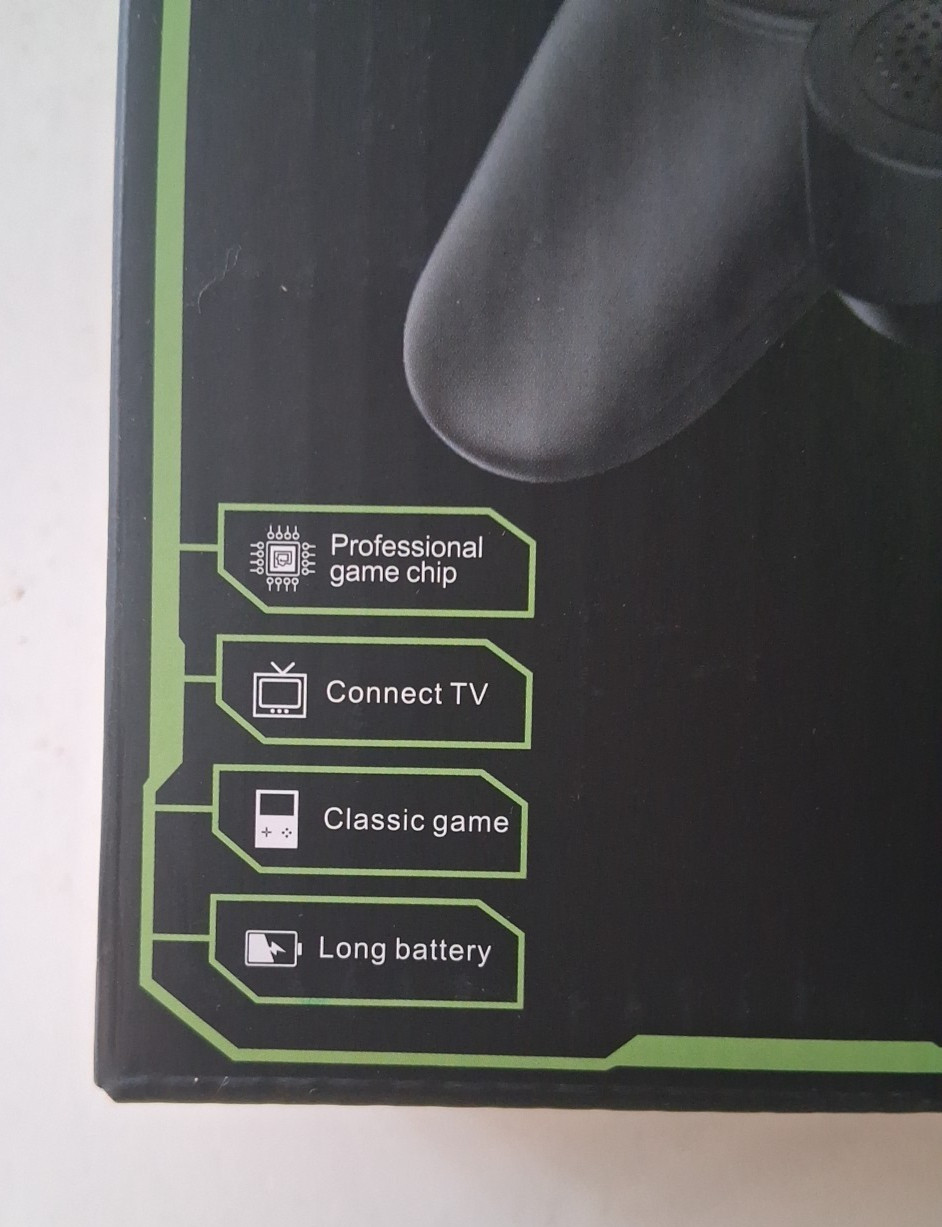 S10 Handheld Gamepad Controller Video Game Player, Black, 520 Built-In Games