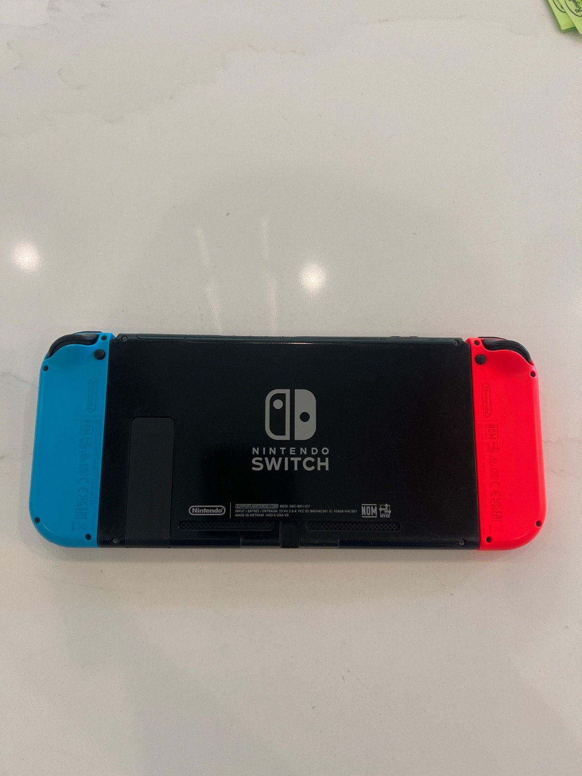 Nintendo Switch v1 Video Game Console HAC-001 Multi-Colored