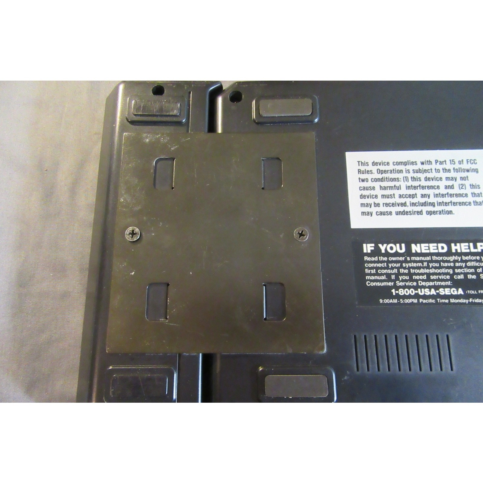 SEGA Genesis Model 1 Console Sega CD Model 2 (top-loading) Console + Ms. Pac Man