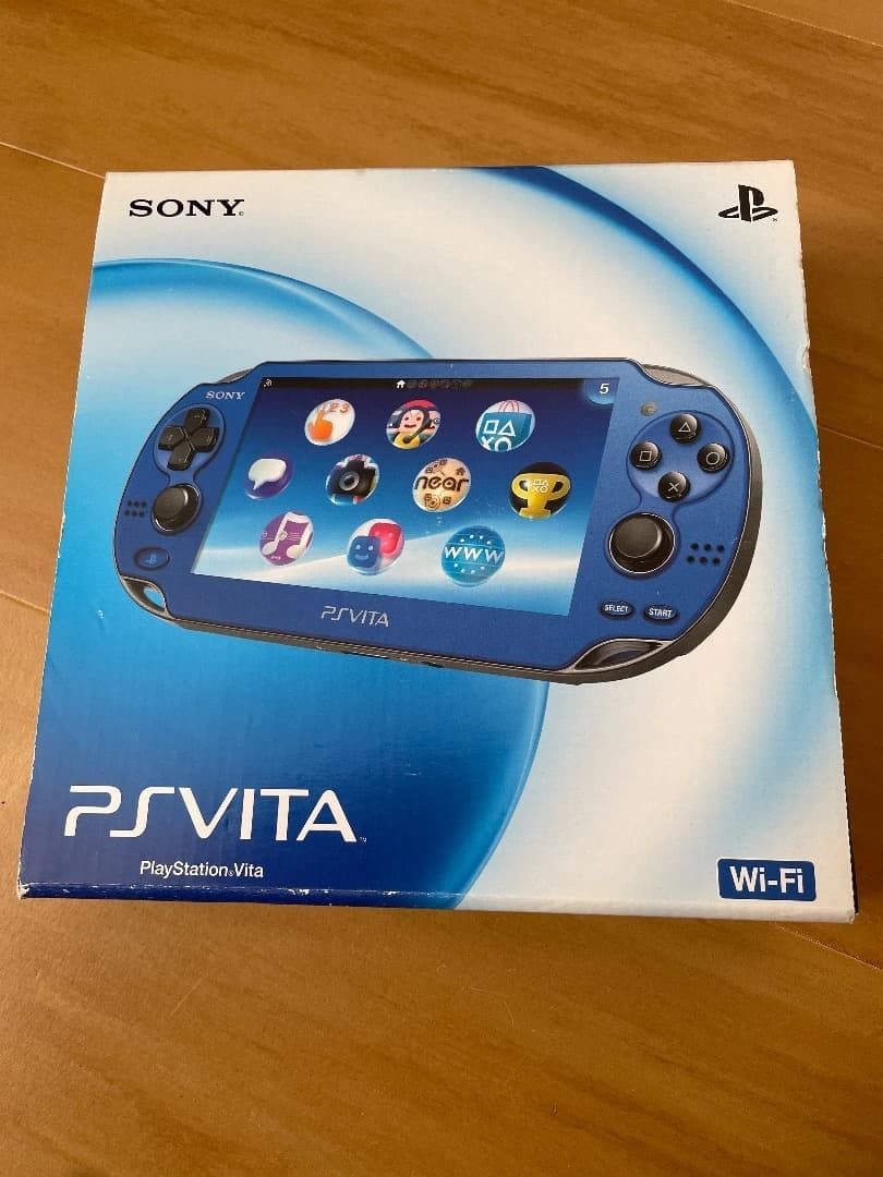 SONY Playstation PS Vita PCH-1000 Console Sapphire Blue New Rare!