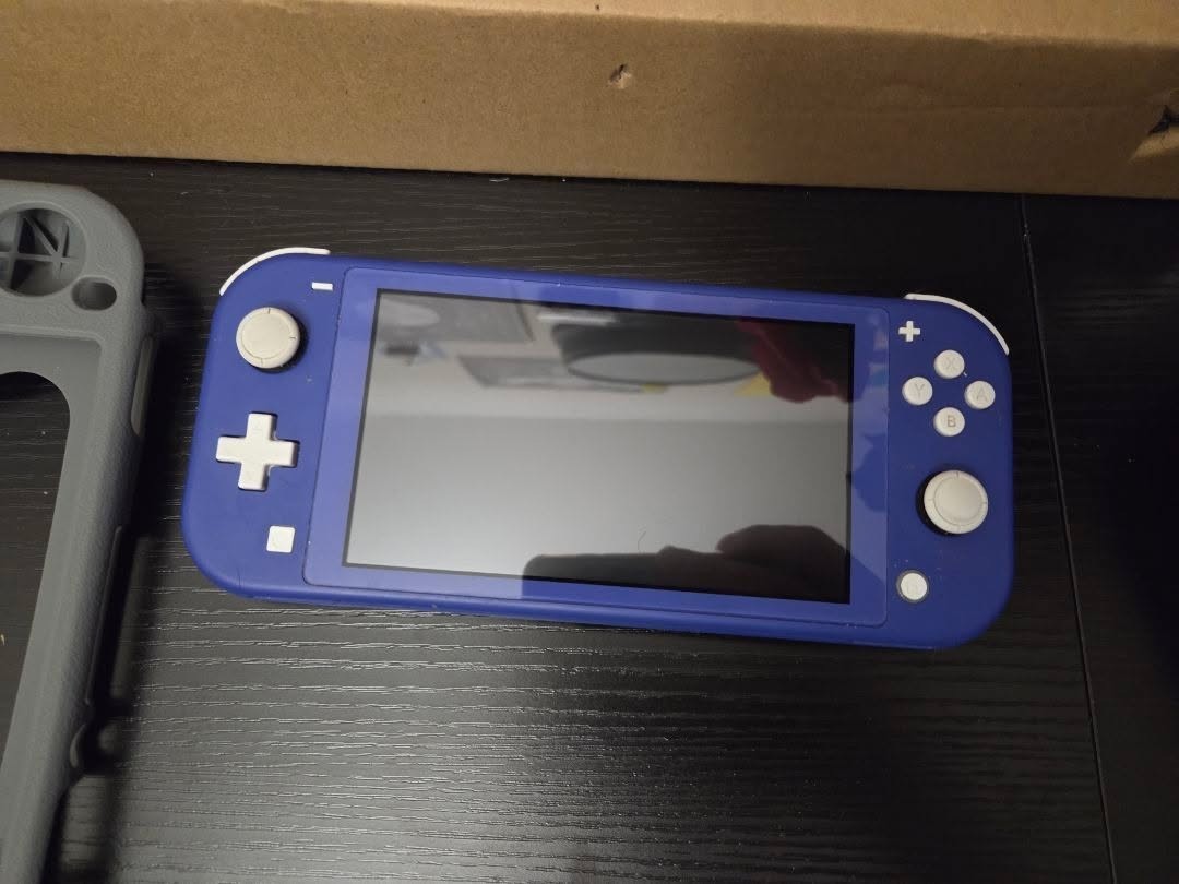 Nintendo Switch lite dark blue Handheld System with 256 gigabyte SD card