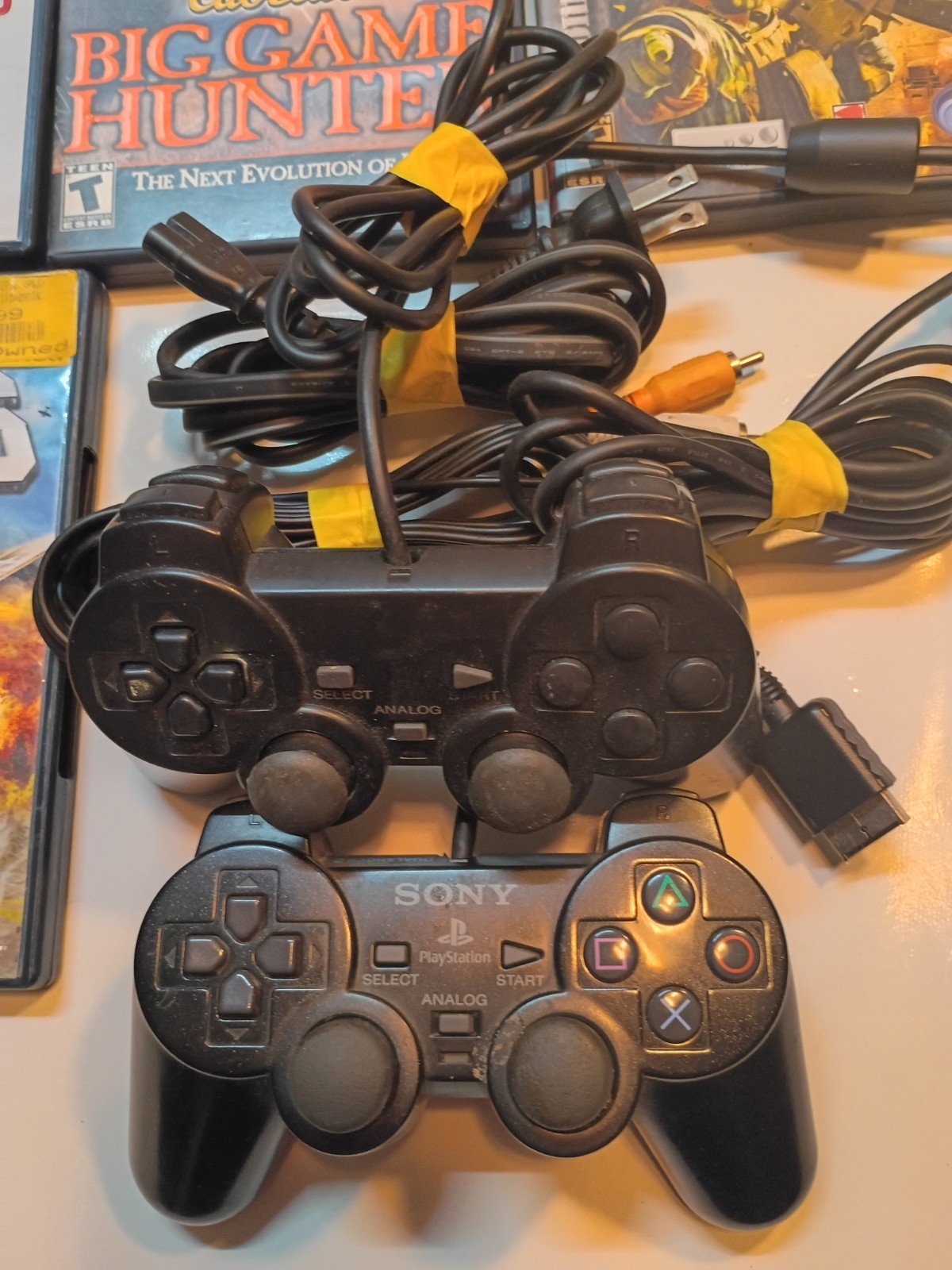 Sony PlayStation 2 Bundle SCPH-30001 With 12 Games Two Remotes 2 Cords WORKING