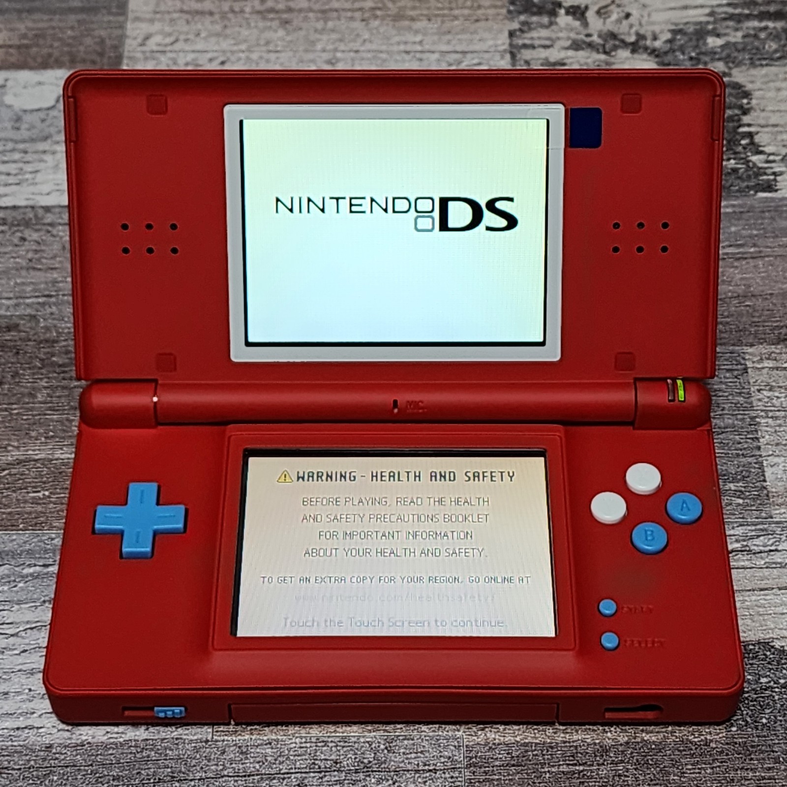 Pokedex Nintendo DS Lite Custom Pokemon Edition Red New Build! Stylus, Charger
