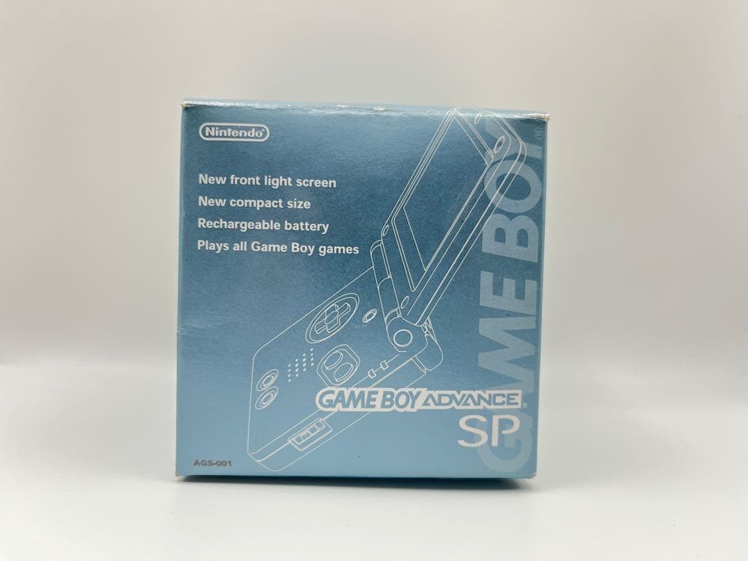 Game Boy Advance SP Pearl Blue 6213 From Japan New Rare!