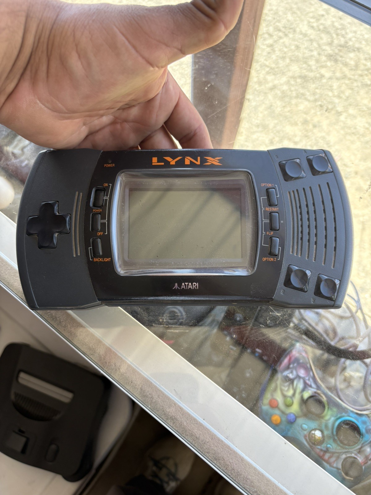 Broken Atari Lynx 2 Gaming Console System for parts only