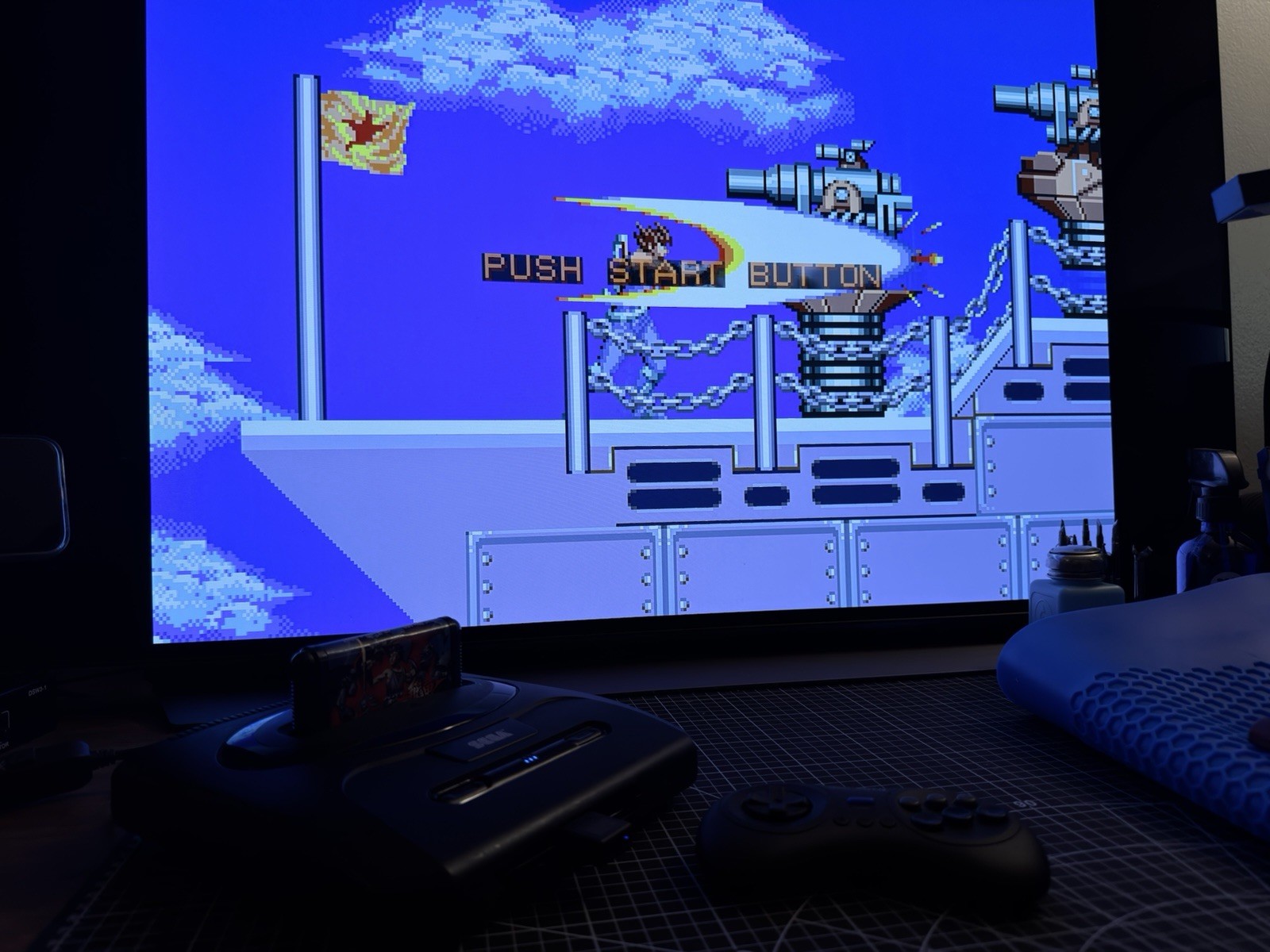 Sega Genesis 2 Console Bundle Triple Bypass 3BP RGB Recapped LED VA1 🇺🇸 Seller