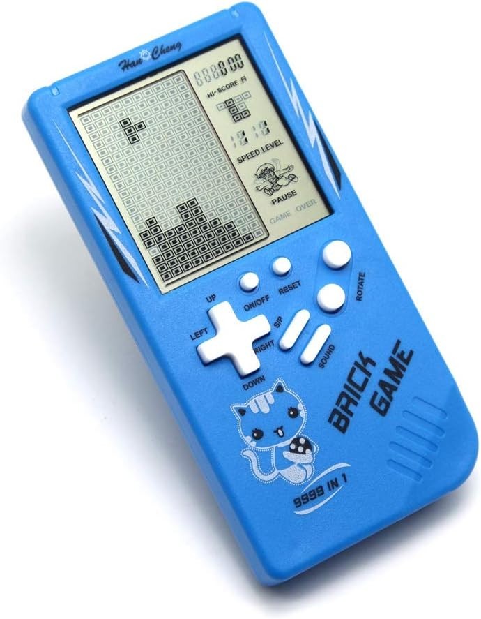 Mini Retro 9999 Games Console – 3.5” LCD, Battery Operated, Travel-Friendly
