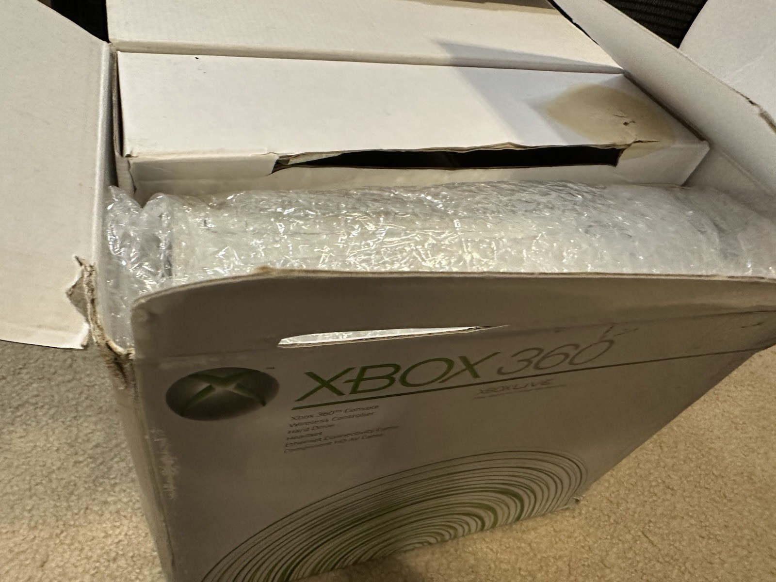 Tested Working Microsoft Xbox 360 Video Game Console White w/ Power HDMI In Box