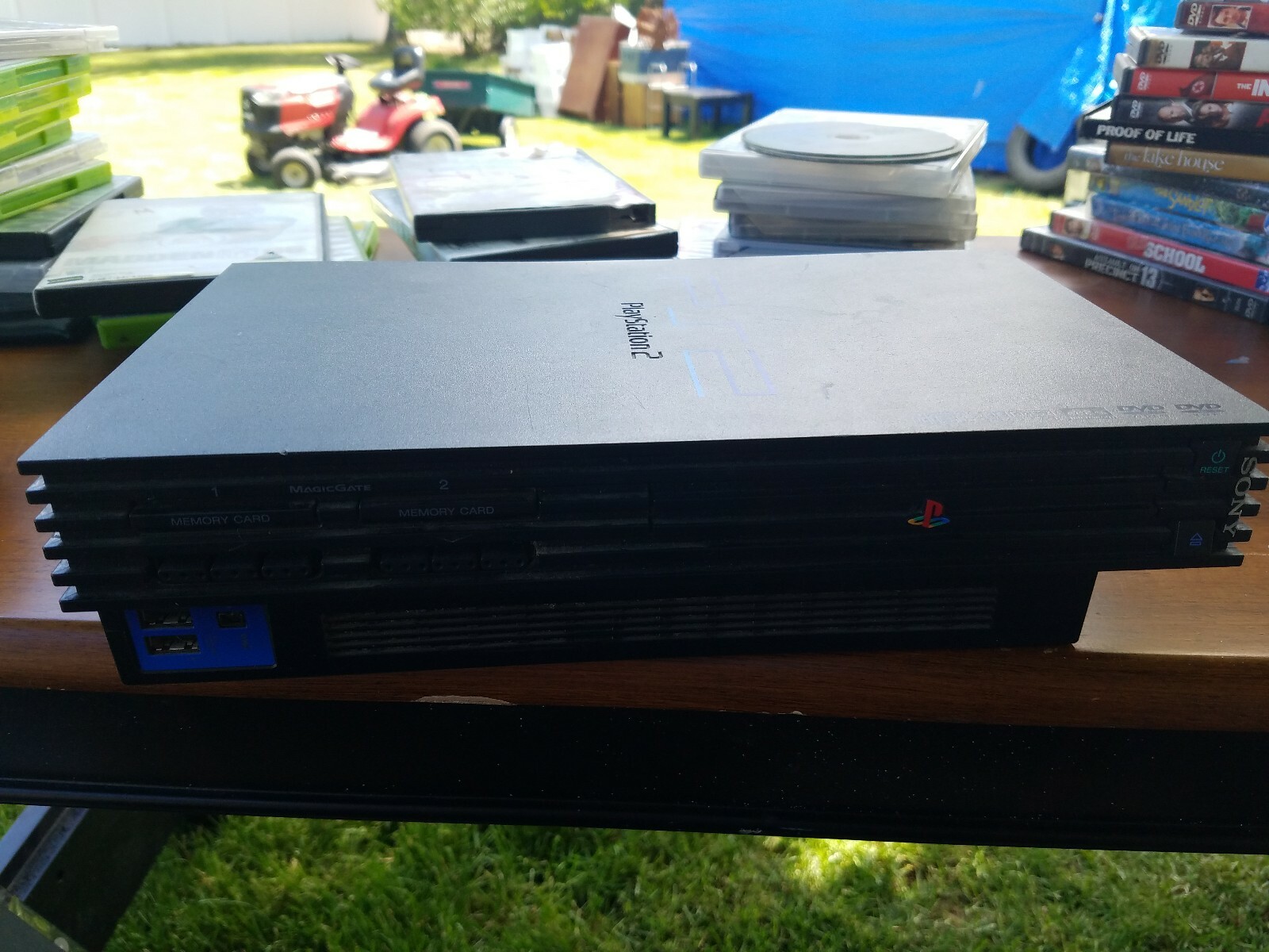 Sony PlayStation 2 Black Console plus 40 games no cases