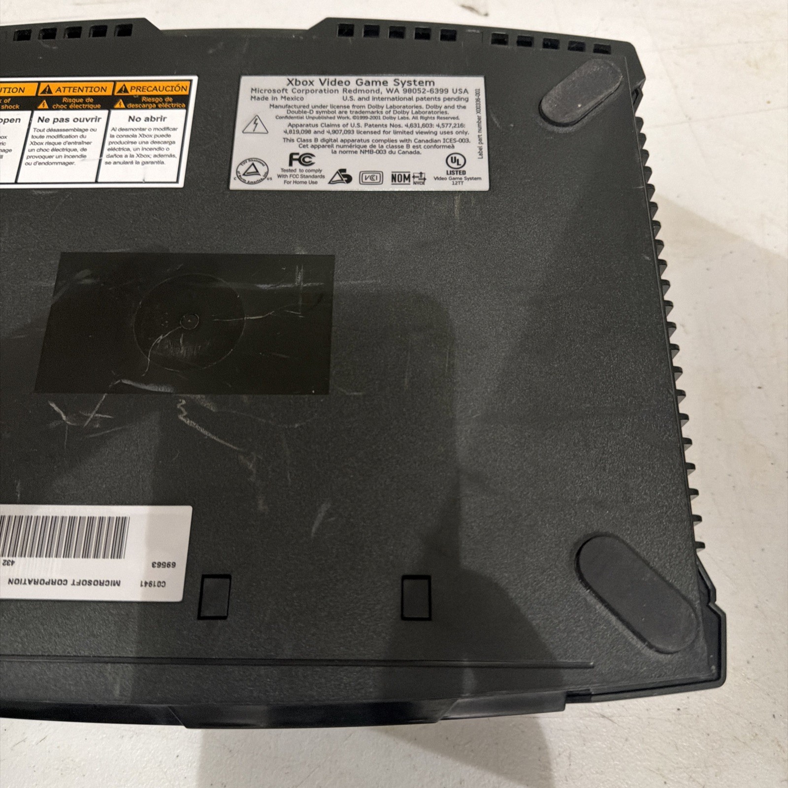 Lot of 2 Microsoft Xbox & Xbox 360 Consoles For Repair Parts AS-IS READ
