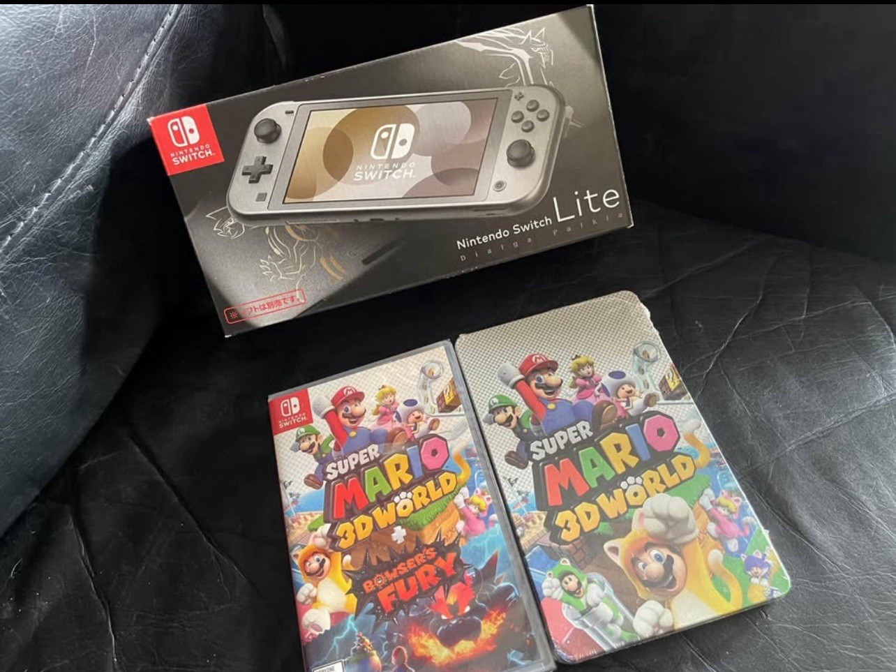 Nintendo Switch Lite Console Pokemon Dialga & Palkia Limited Edition – Gray