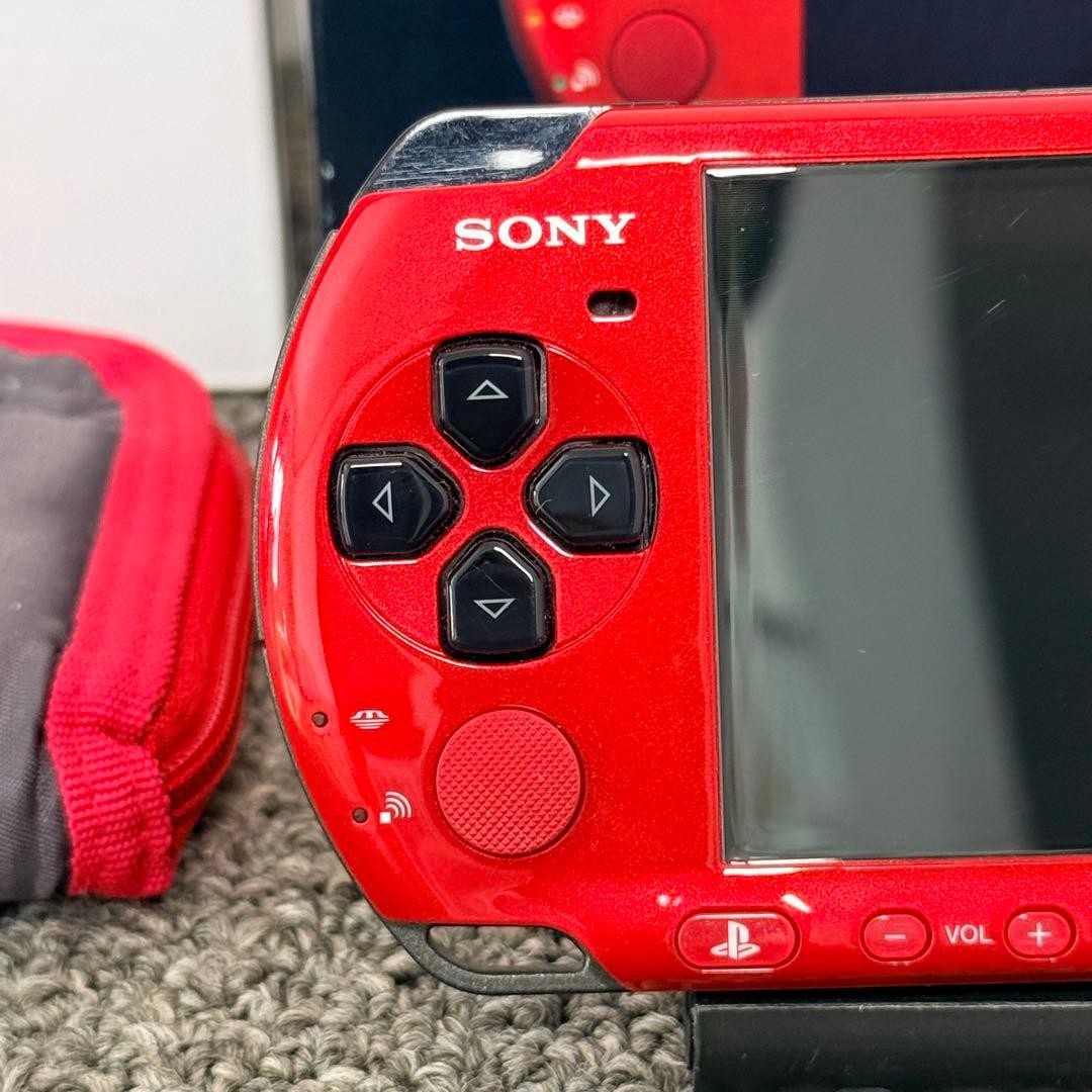 Sony PSP-3000 Red Black Value Pack PSPJ-30026 Console Japan