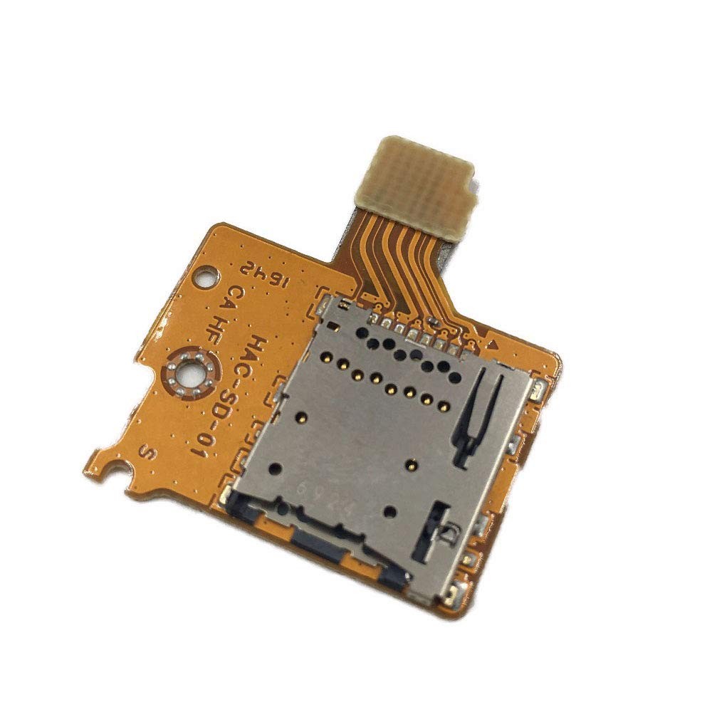 Micro SD TF Card Slot Socket Reader Board for Switch NS NX Console Gold