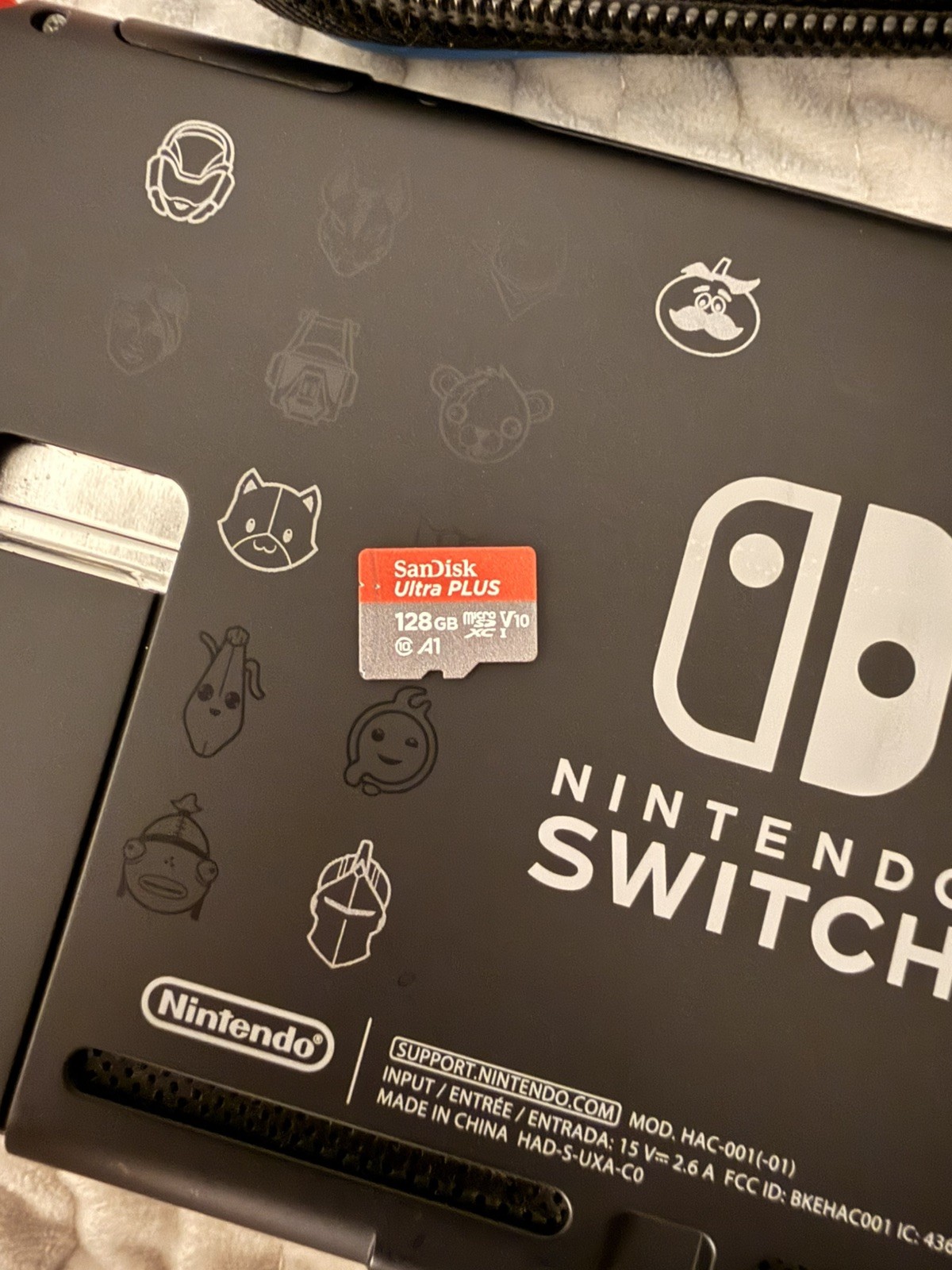 LOADED! Nintendo Switch 32GB + 128GB SD Gray Console with Joy-Con