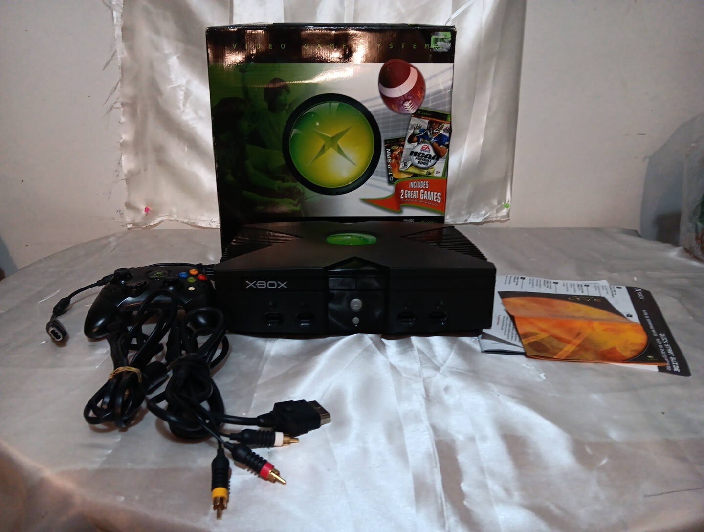 Microsoft Original XBox Video Game System 2005 Controller Power Cord Adaptor