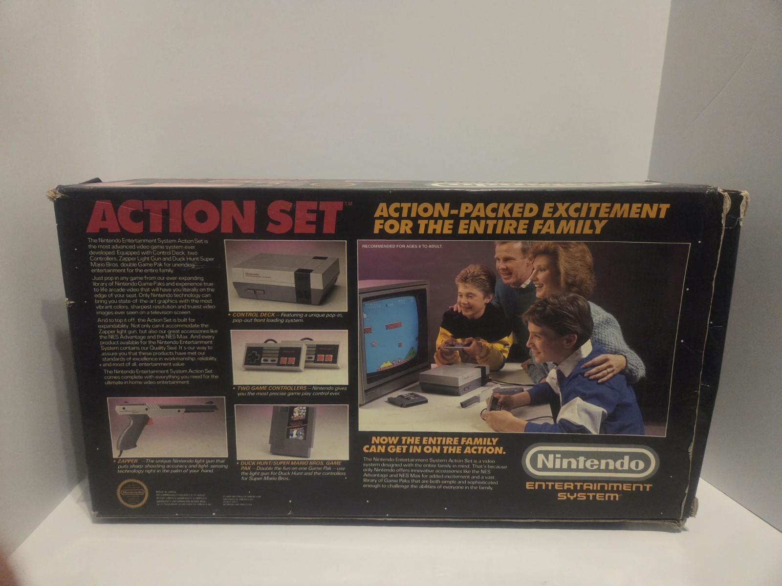 Nintendo Entertainment System Action Set NES-001 NTSC-U/C Console w/ Controller…