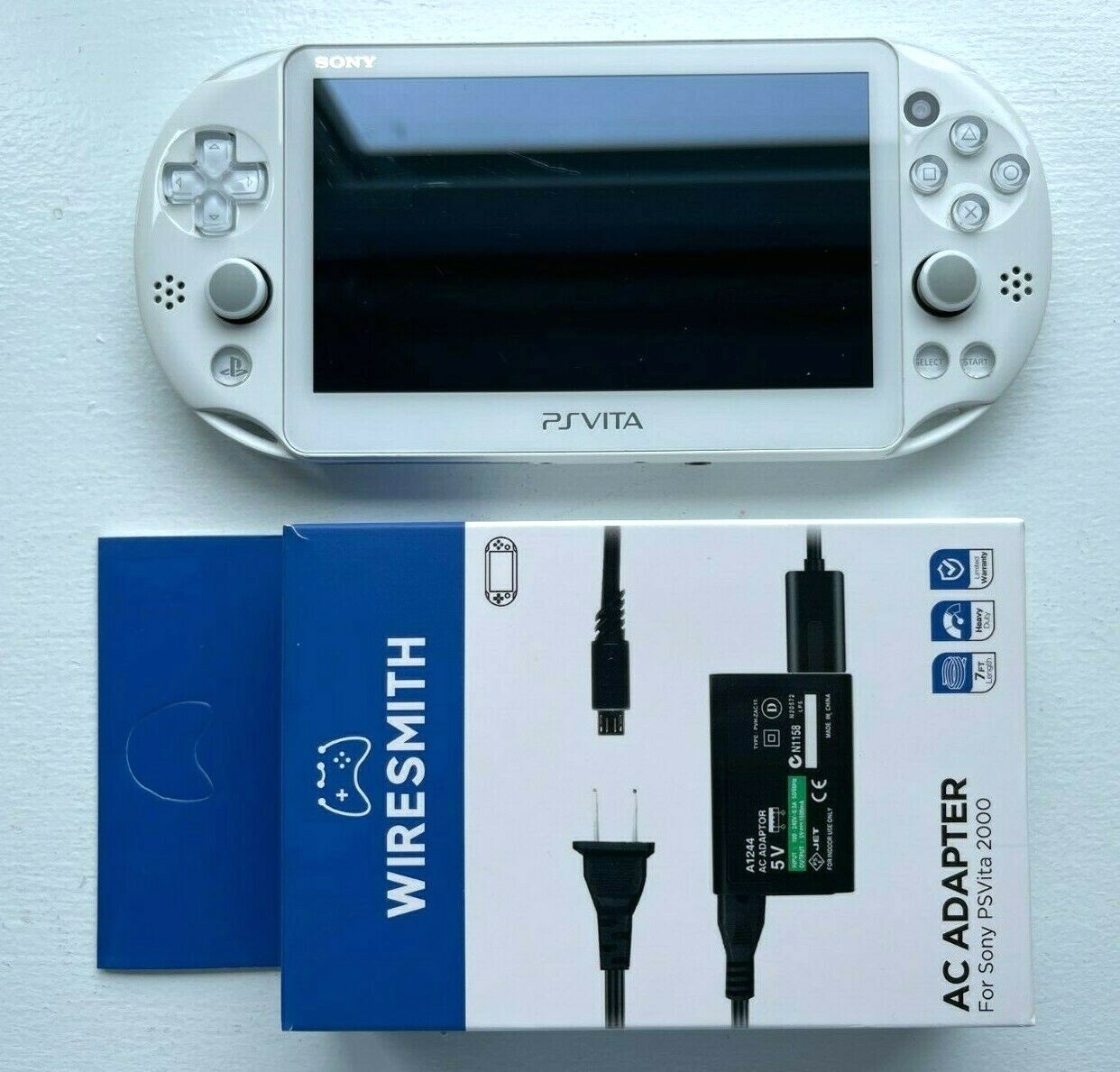 Sony Playstation PS Vita 2000 Slim PCH-2000 – White – *GREAT* + Charger