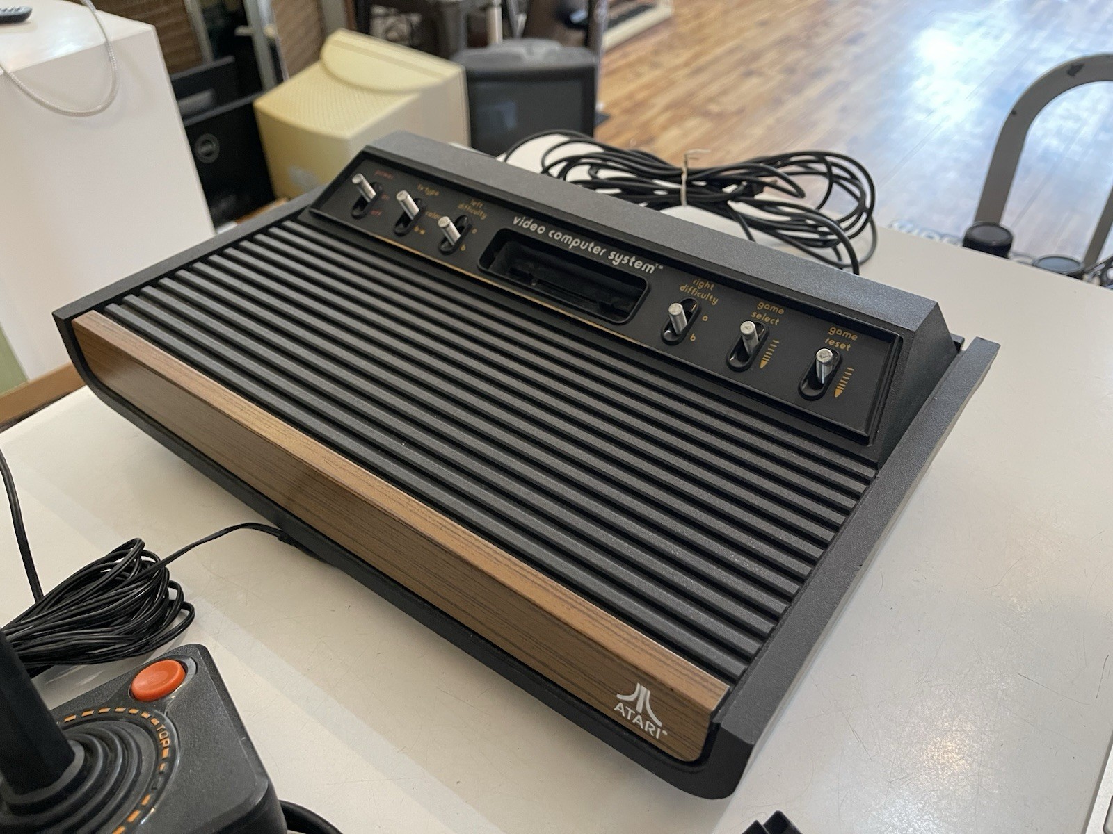 1977 Atari 2600 “Heavy Sixer” Console w/ 55 Games, Controllers, Manuals + Box