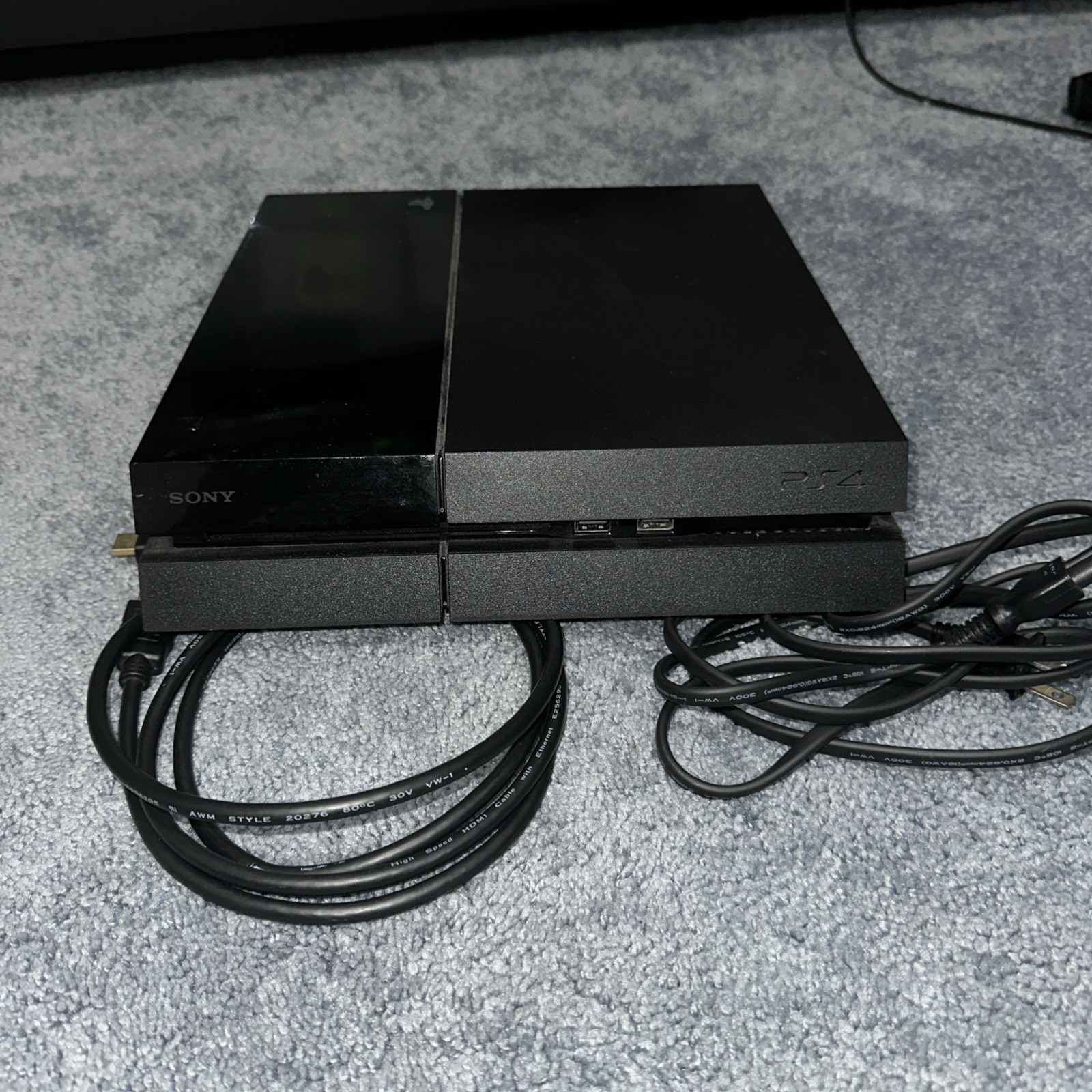 Sony PlayStation 4 Ps4 500gb Gaming Console Tested with cables Good Condition