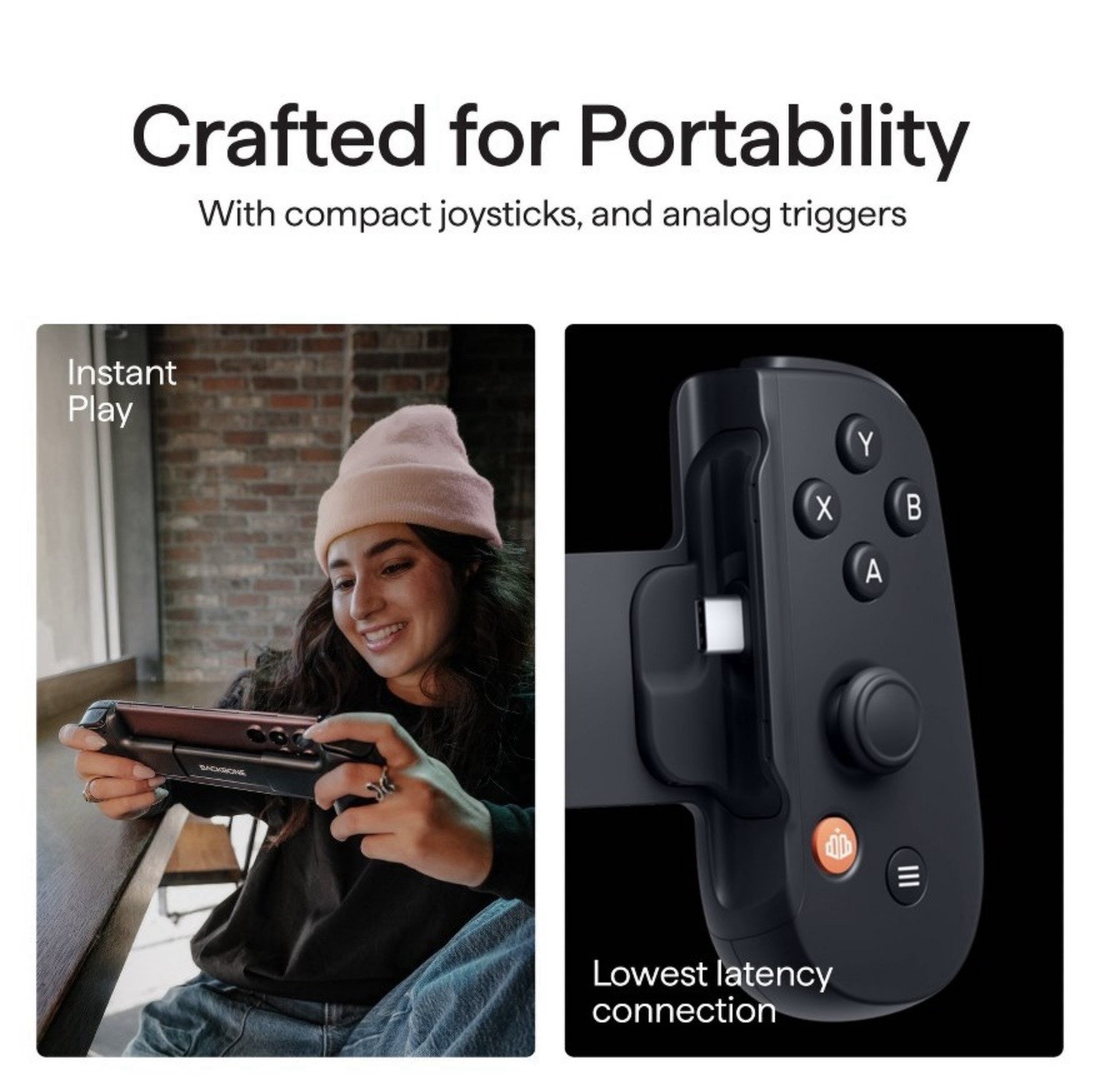 New Backbone One 2nd generation Mobile Gaming Controller BB-51-P-BR USB-C