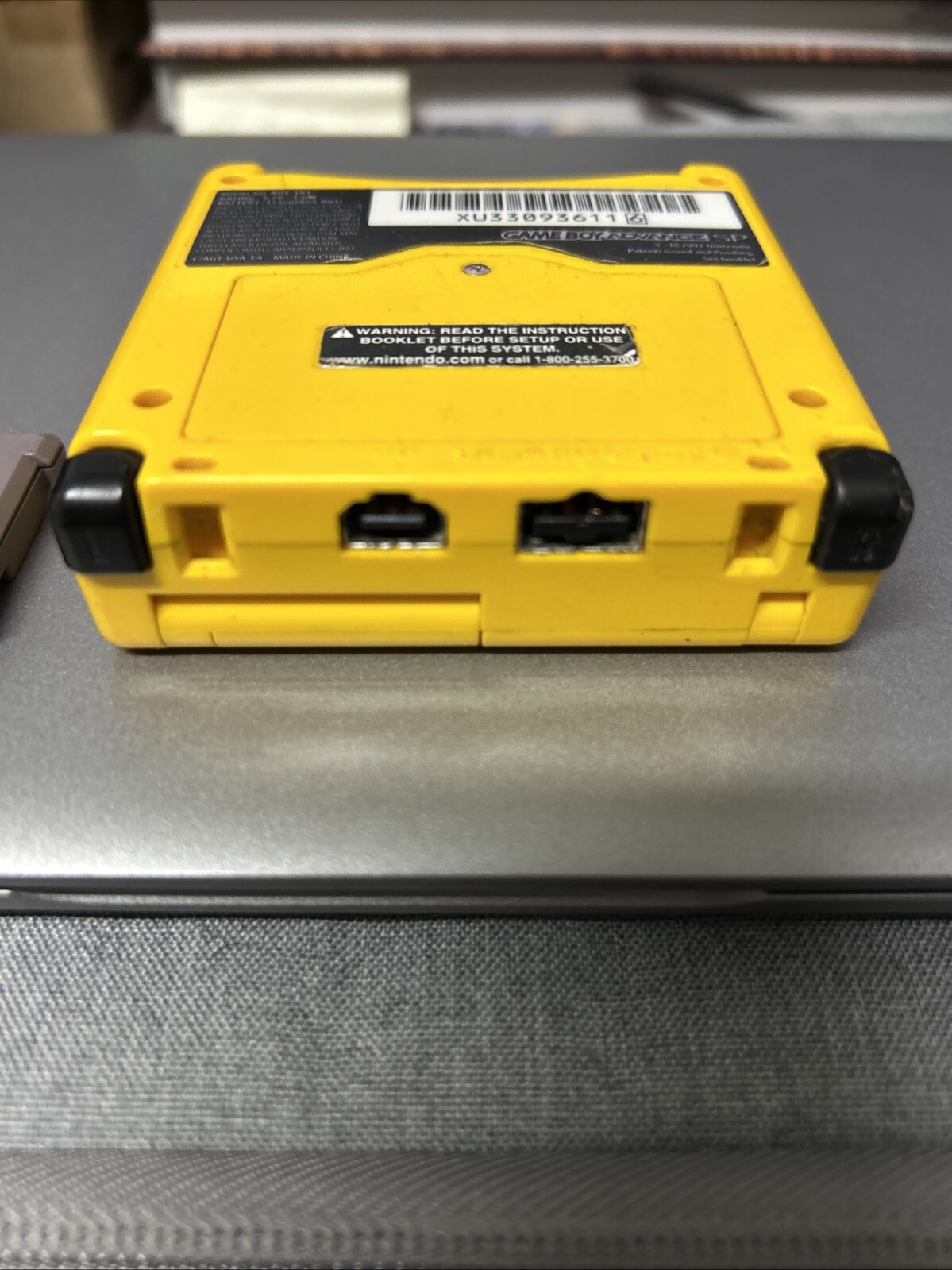 Authentic Nintendo Game Boy Advance SP Pikachu Handheld System – Yellow AGS 101