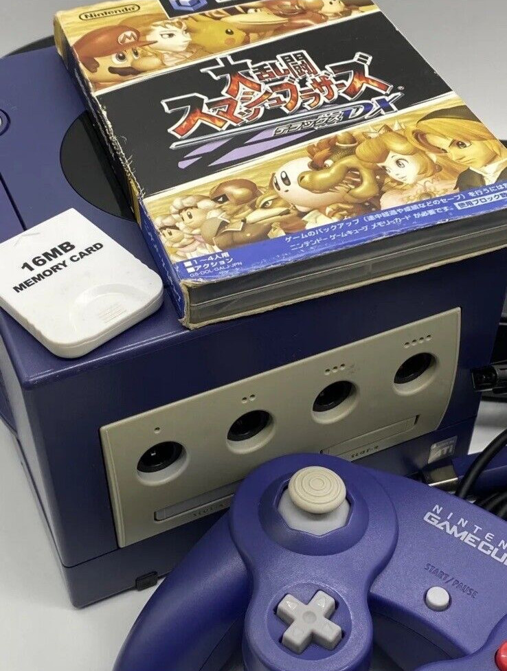 Nintendo GameCube Home Console Indigo Super Smash Bros. Melee NTSC-J JGC
