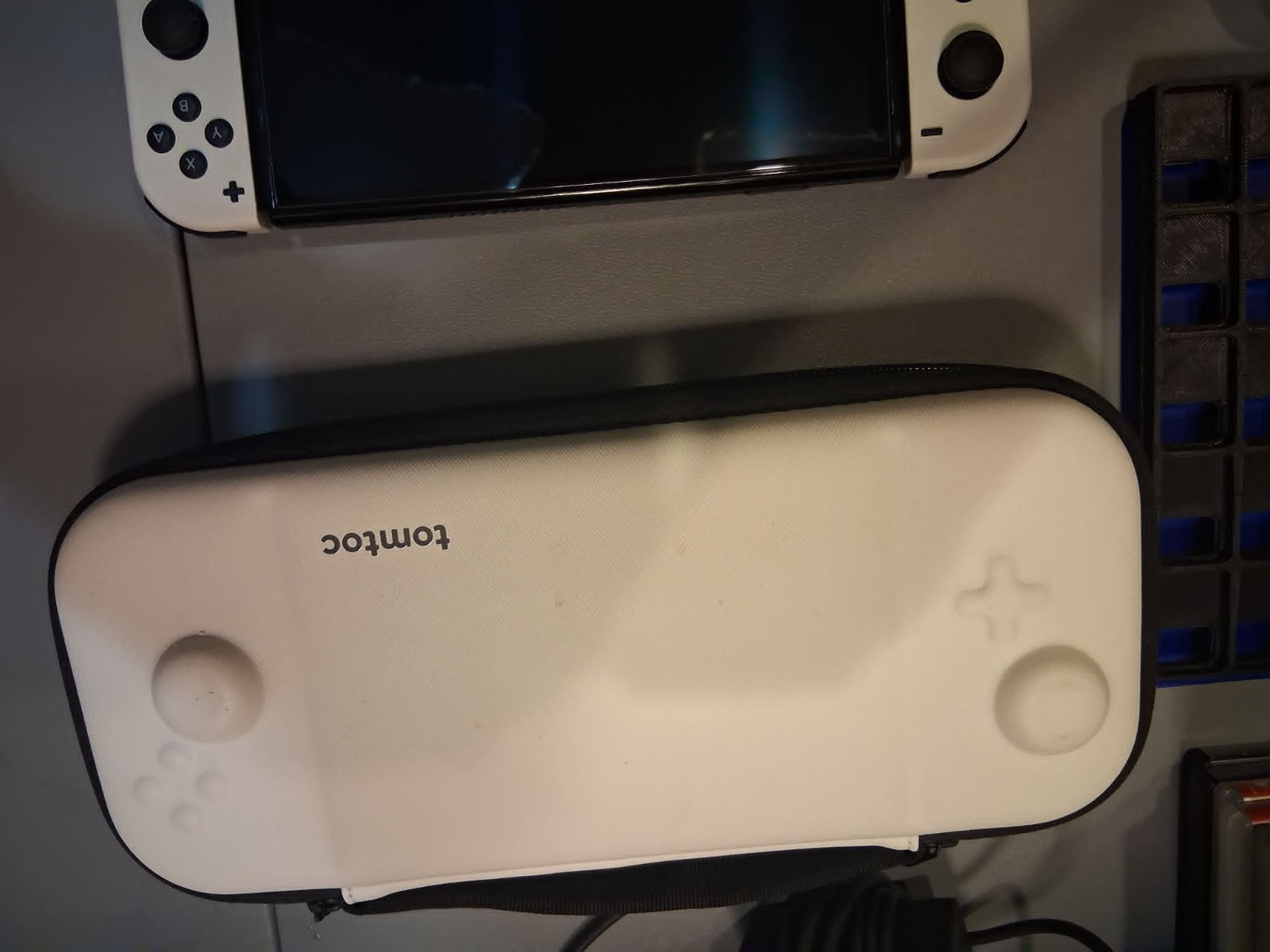 Excellent Condition Nintendo Switch OLED Console Lot with Games 1TB SD Card Case