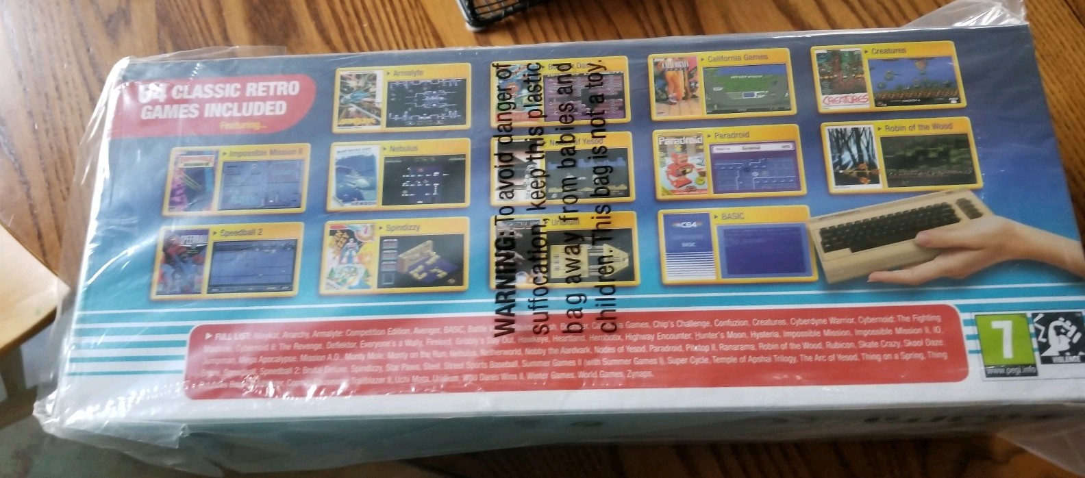 C64 Mini Console (64 Games Included) – New in Box –