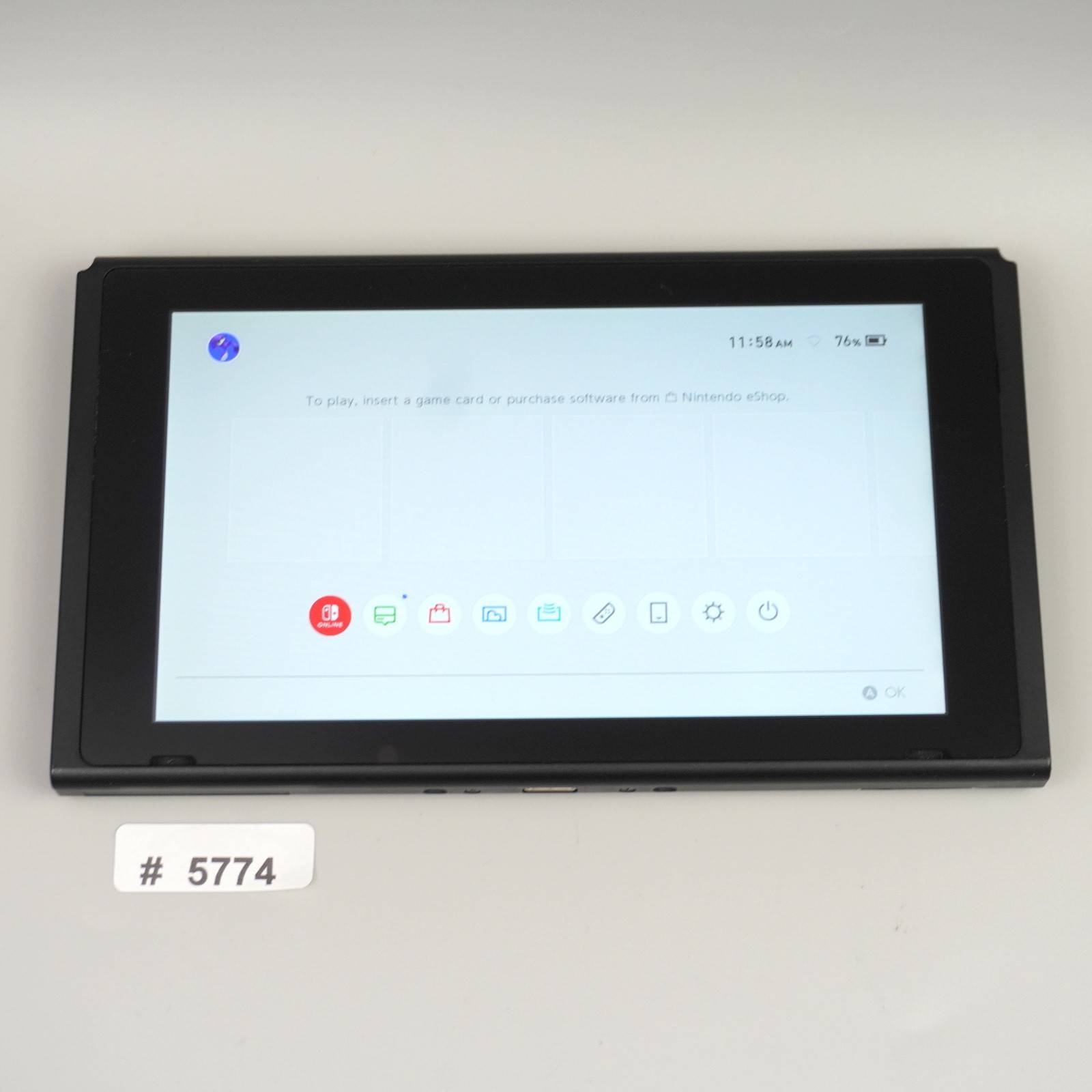 Nintendo Switch Unpatched Low Serial Console Only V1 HAC-001 #5774