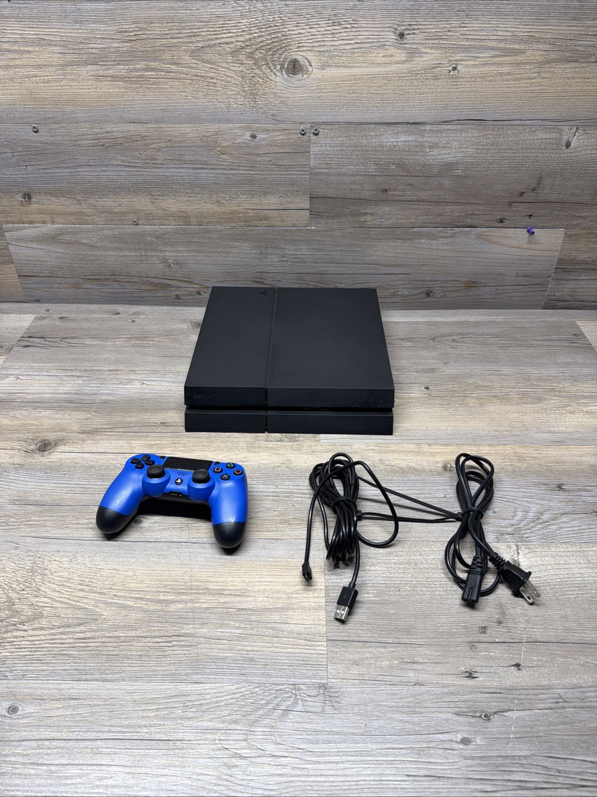 Sony PlayStation 4 500GB Home Console – CUH-1215A w/ Blue controller Tested
