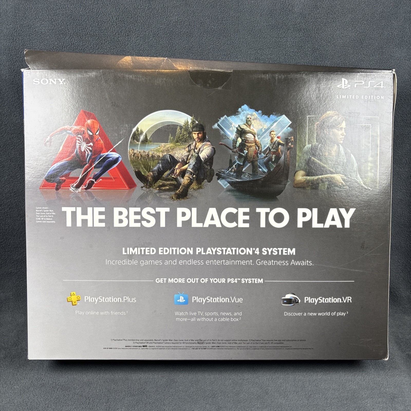 PlayStation 4 – PS4 Slim Days of Play Limited Edition 1TB Console – Complete/CIB