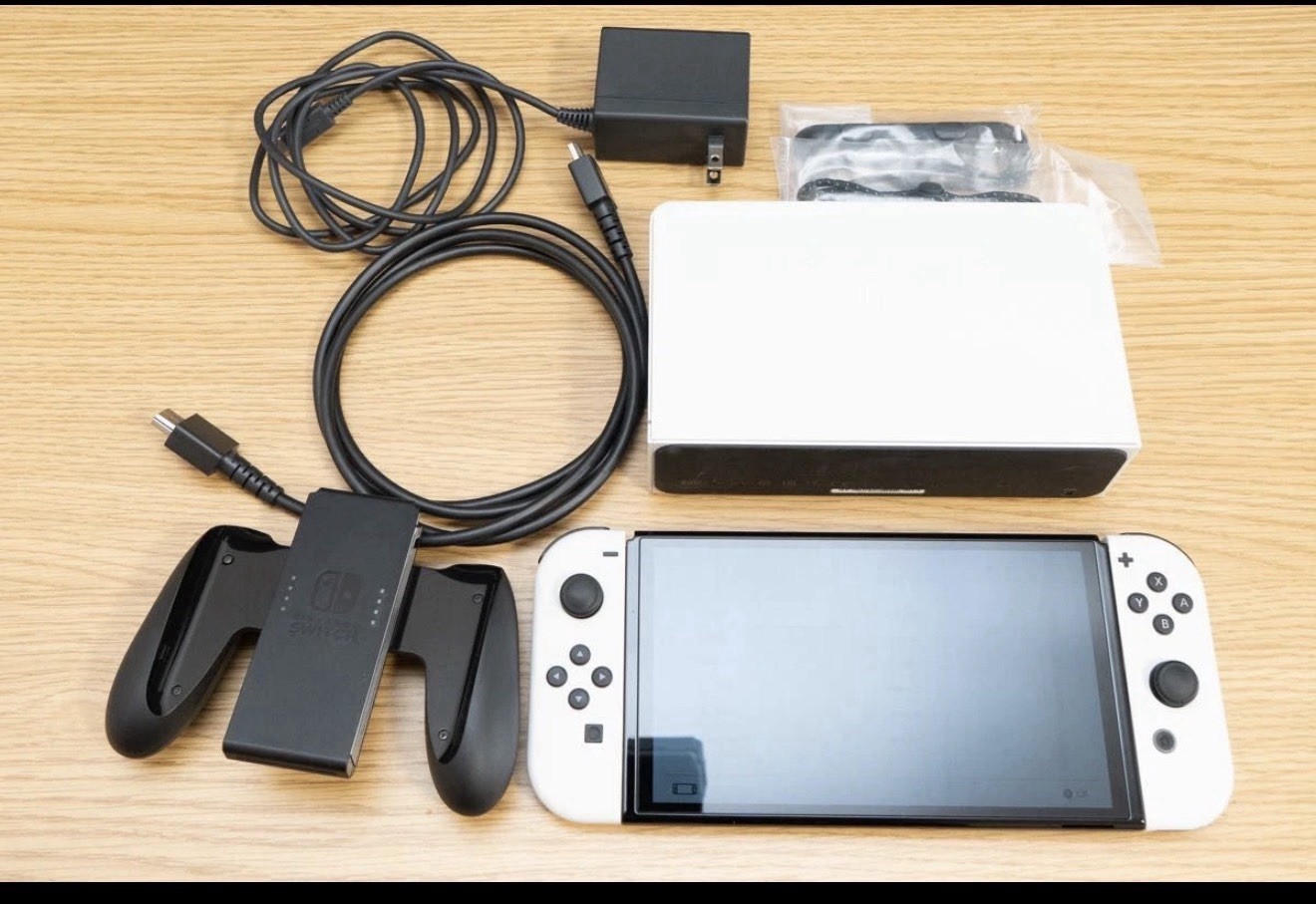 Nintendo Switch White OLED Console Bundle
