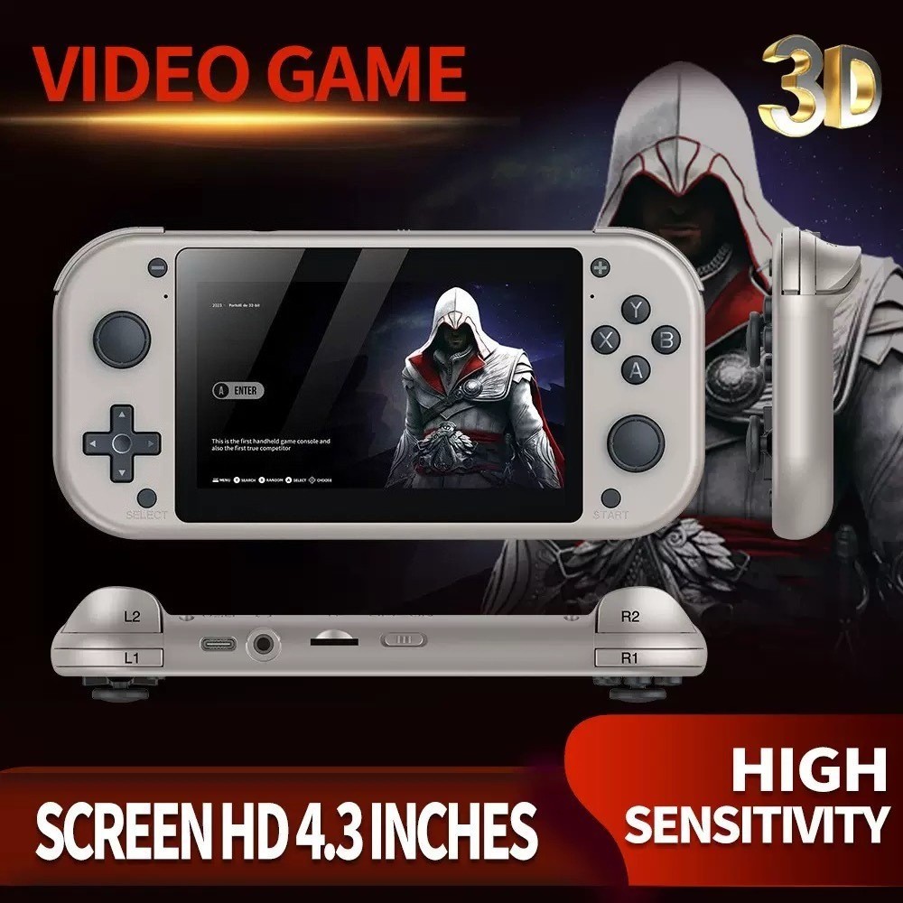 2025 New Upgraded M17 Ultra Retro Handheld Game Console, 128GB Mini Video Game