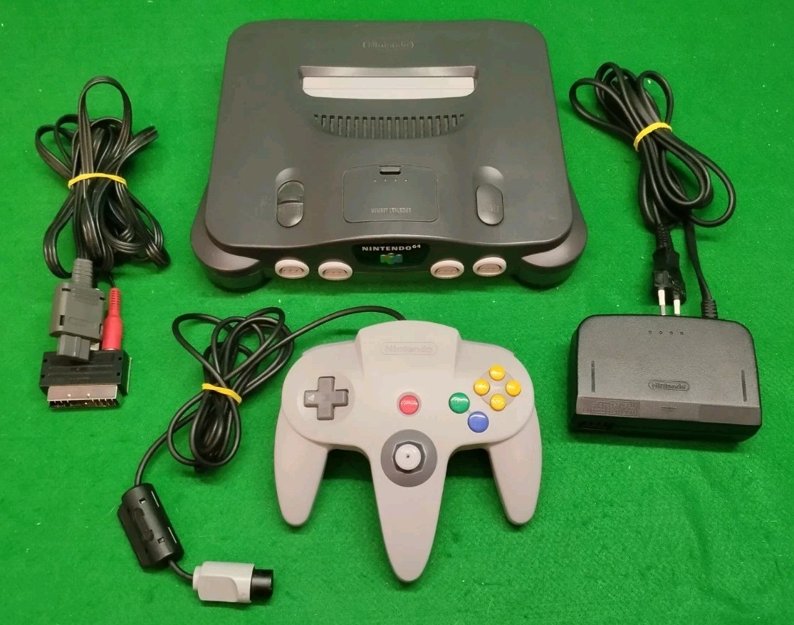 Nintendo 64 Console + Super Mario 64 Included # NUS-001 (eur) PAL 1997 Japan GiG