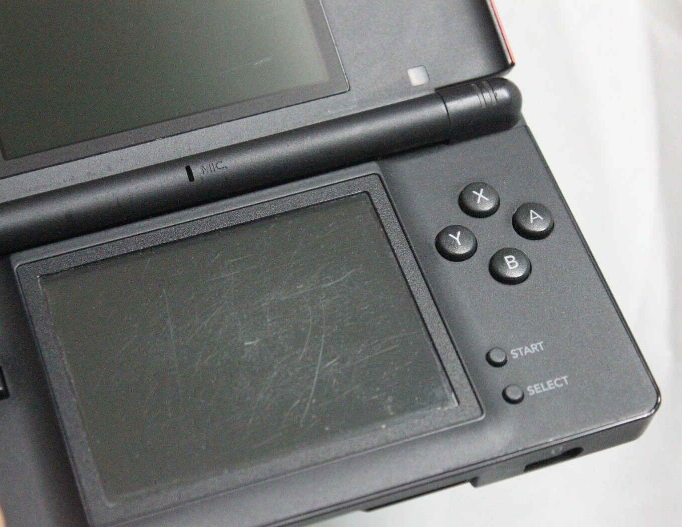 Nintendo DS Lite Red Handheld System Console With Charger