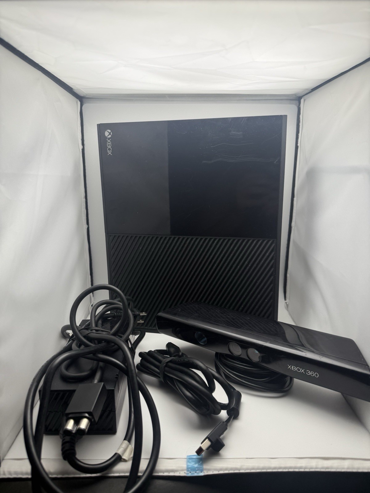 Microsoft Xbox One 500GB Console & Wires & Kinect Black 1540 Tested Works #3848