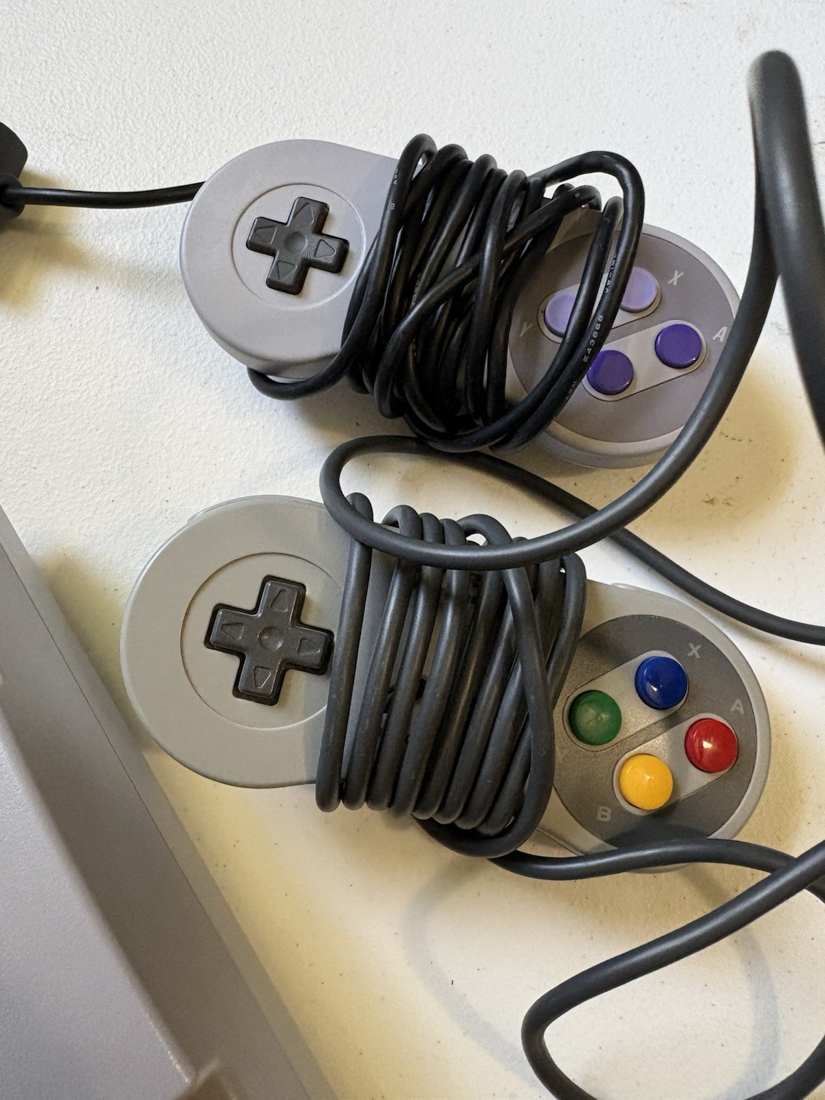 Nintendo SNS-101 Home Console – Gray With Controllers And 5 Games
