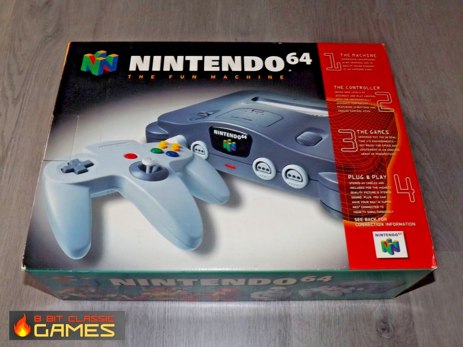 Original Nintendo 64 System Bundle in BOX – FAST SHIPPING! 618A