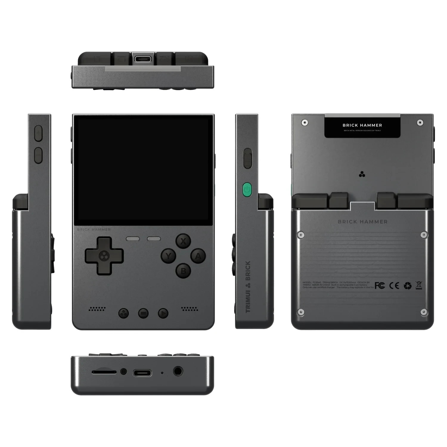 TRIMUI Brick Hammer Portable Handheld Game Player CNC Full Metal 3.2” IPS Scree
